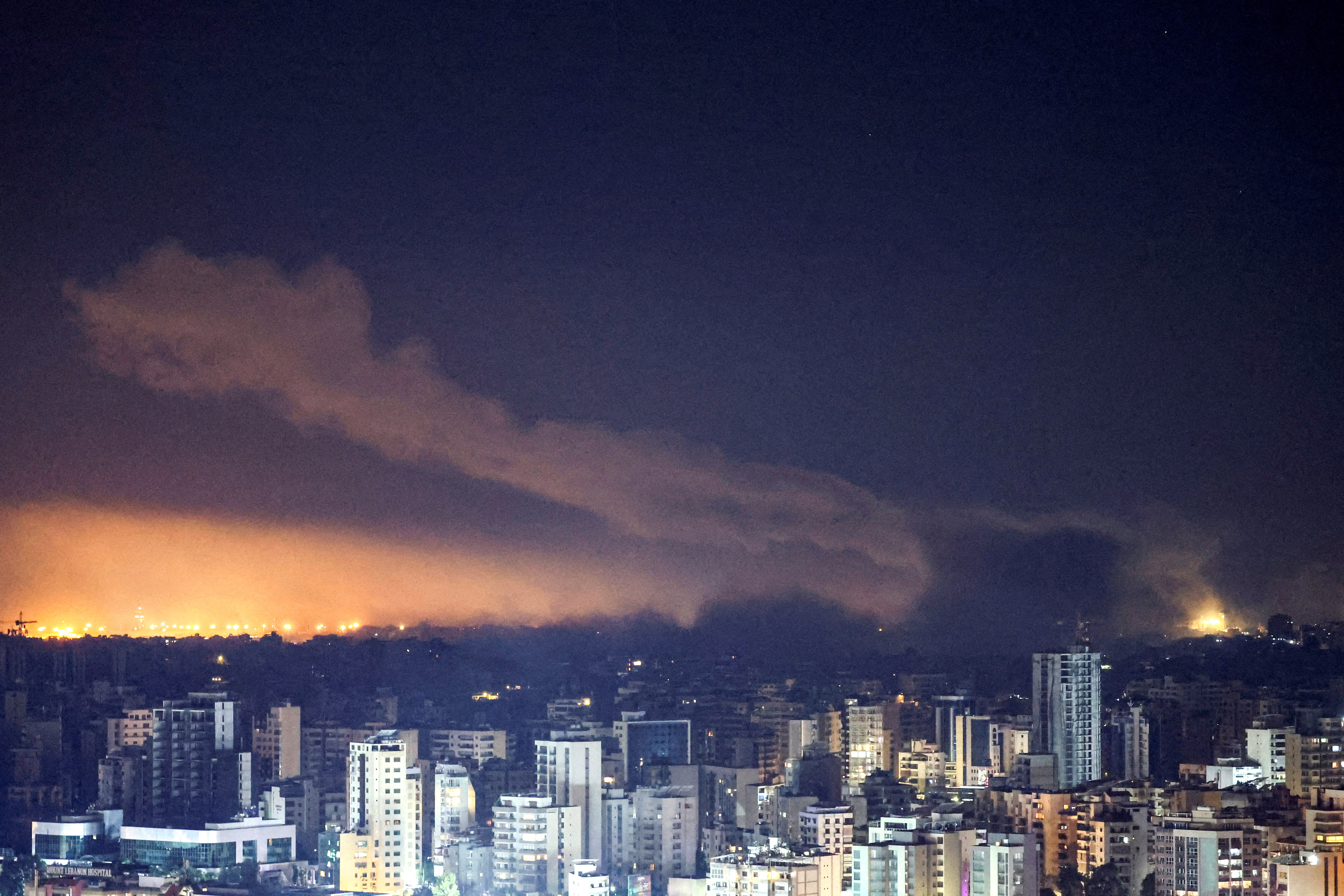 image Hezbollah targets Israeli troops on Lebanese border, sirens in Beirut