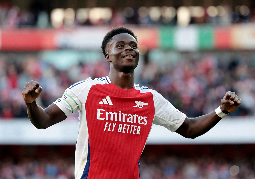 image Saka&#8217;s injury is not serious, Arsenal boss Arteta says