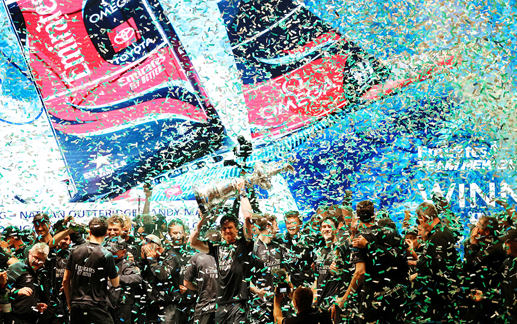 image New Zealand celebrates a sporting weekend to remember