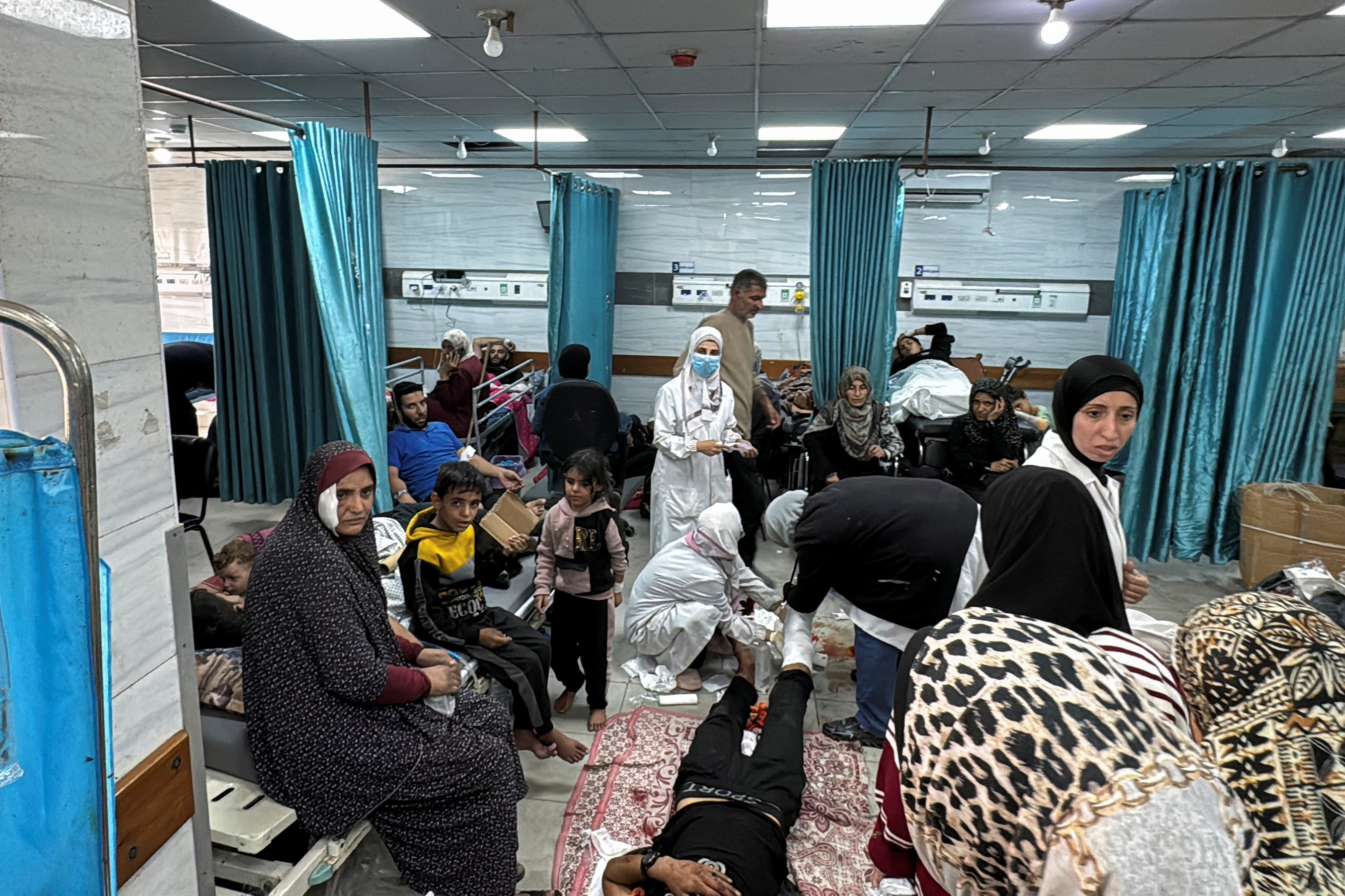 image Israeli army leaves north Gaza hospital, detains medics, says health ministry