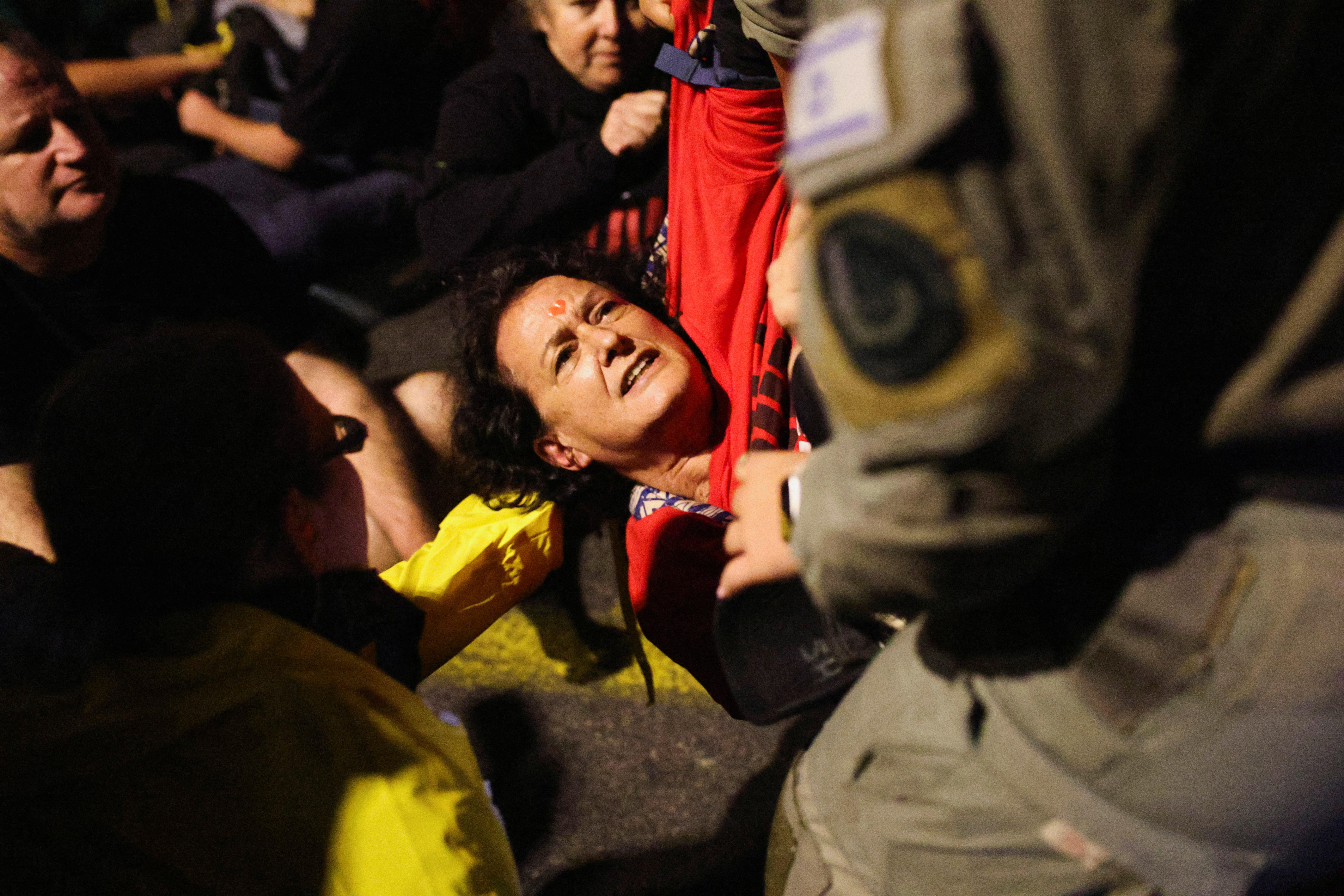 image Netanyahu did not receive hostage proposal, protests continued on Monday night