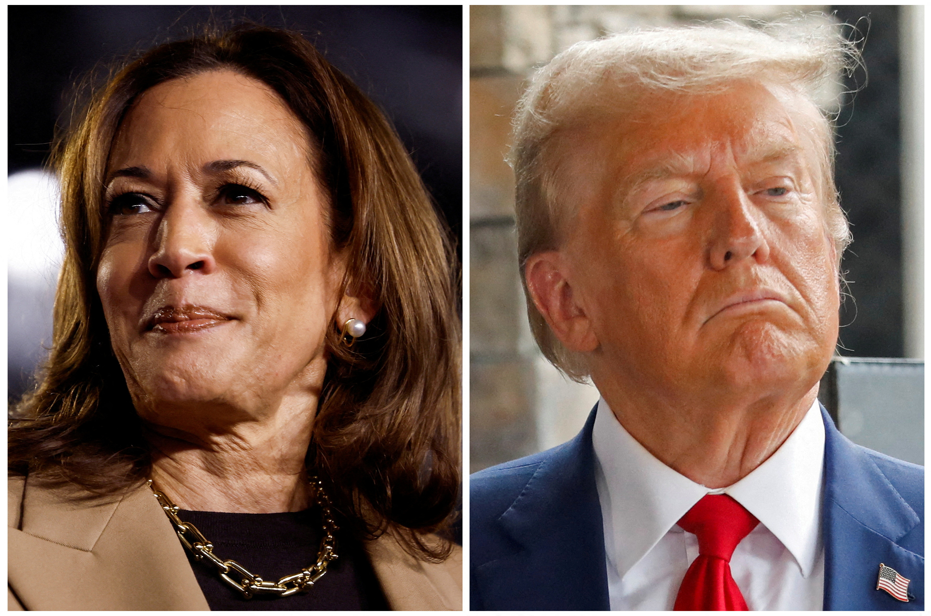 image Trump appeals to religion, Harris talks jobs as millions vote early