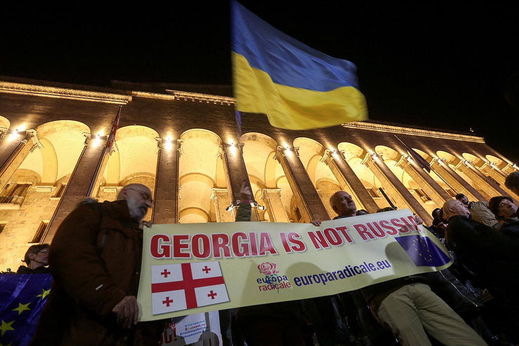 image Zelenskiy says Russia won in Georgia and is on way to winning in Moldova