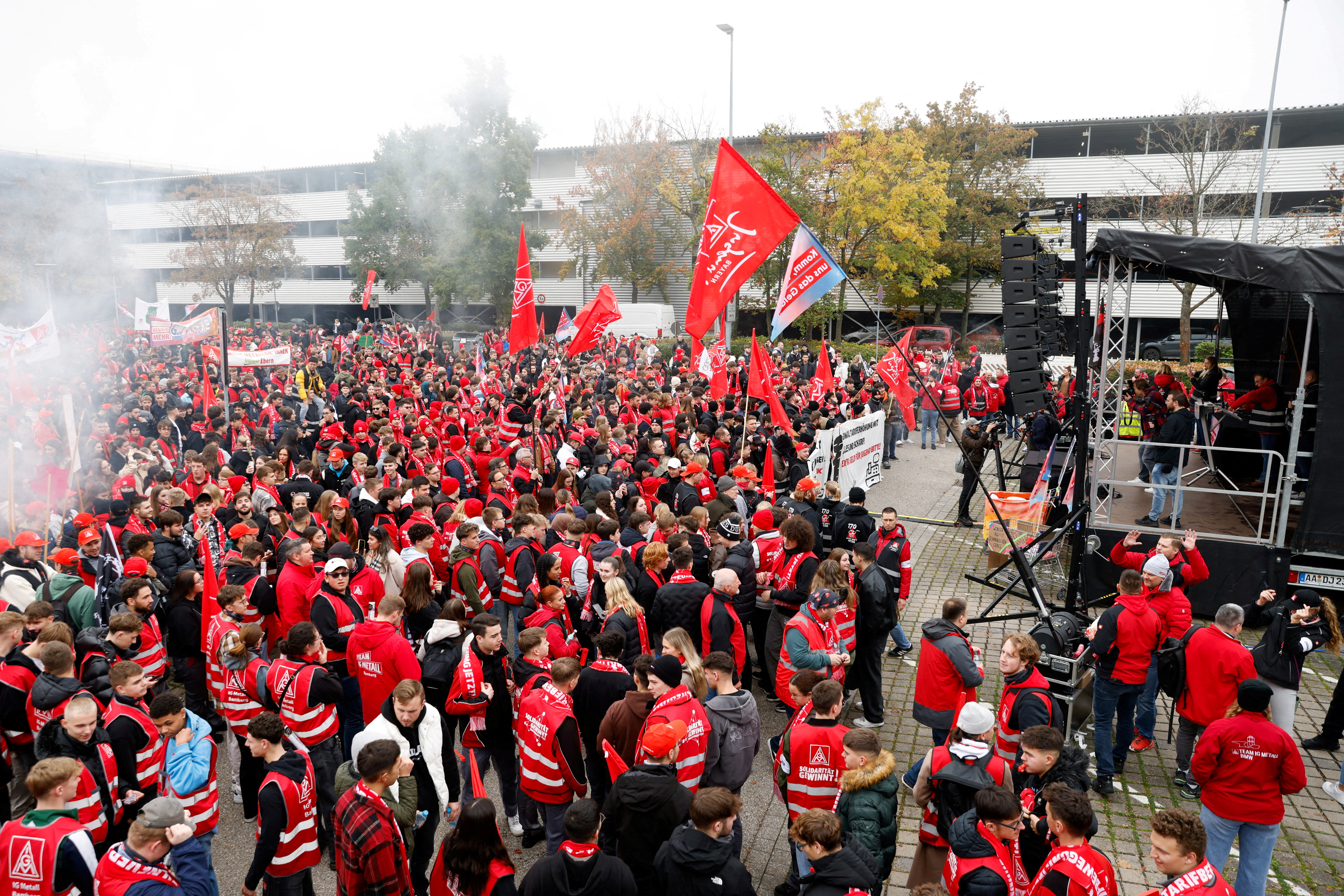 image Workers launch strikes as Germany frets over industrial future