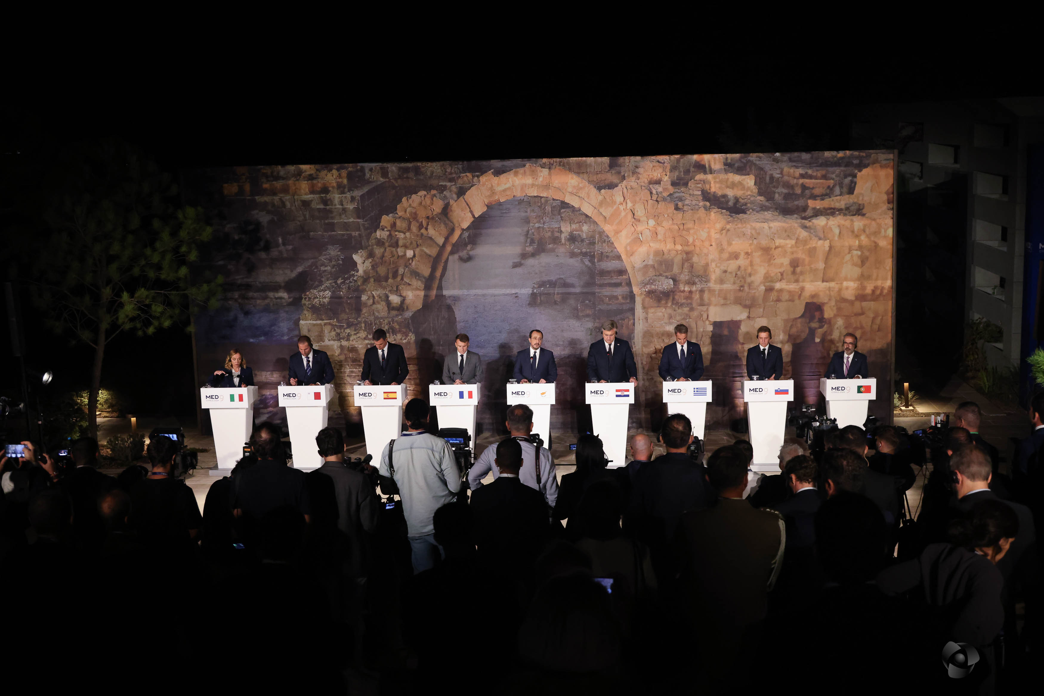 image Leaders of EU states in Mediterranean say ceasefire in Middle East is needed, now