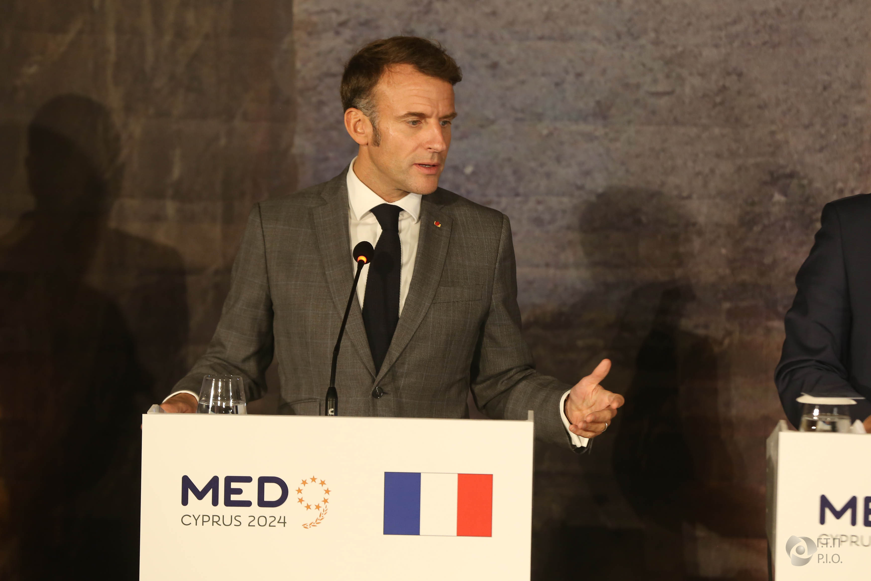 image Macron reiterates European solidarity and support for a Cyprus settlement