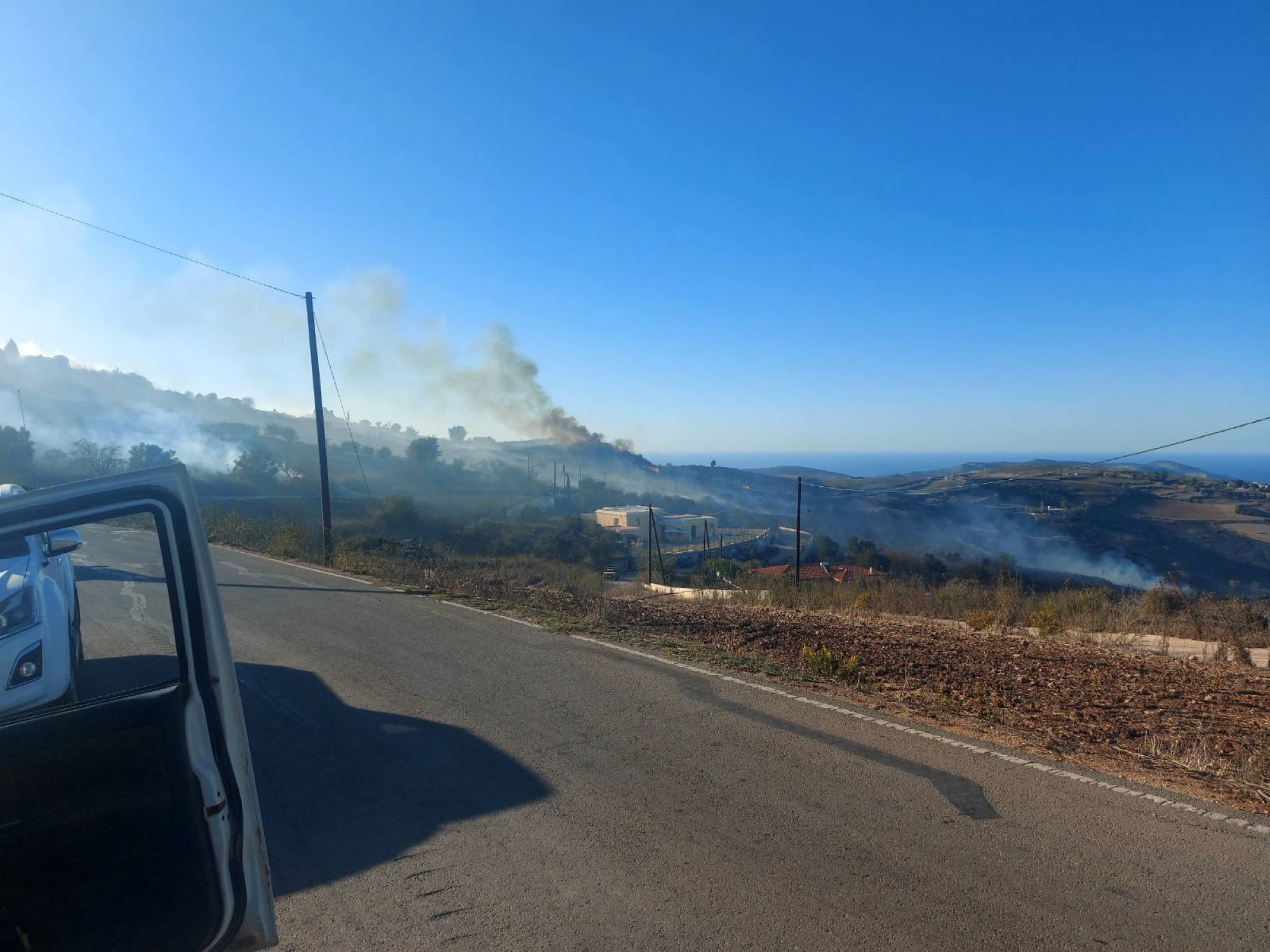 image Fire in Droushia &#8216;completely under control&#8217;