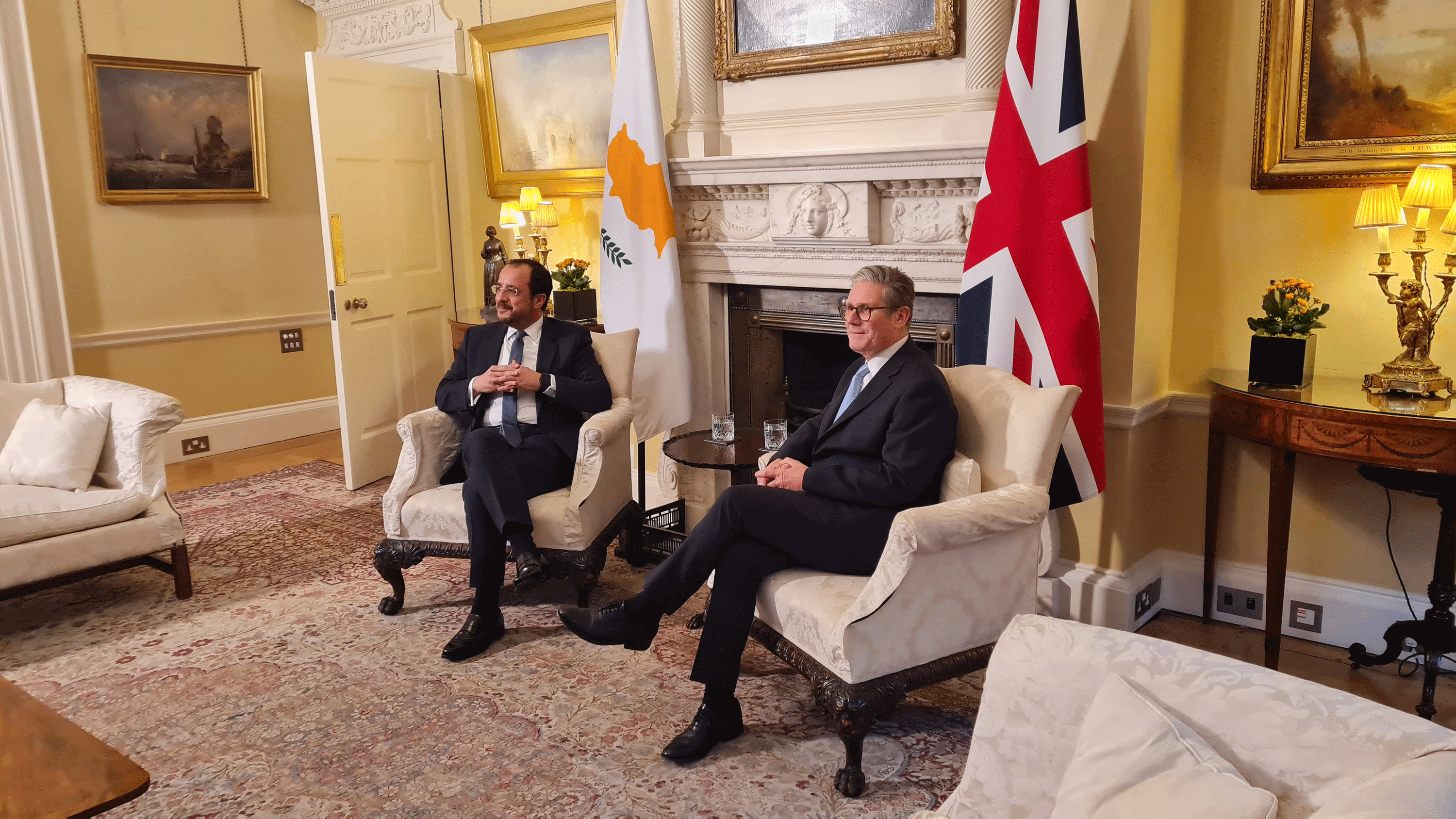 image Christodoulides, Starmer on ‘same page’ for Cyprus solution