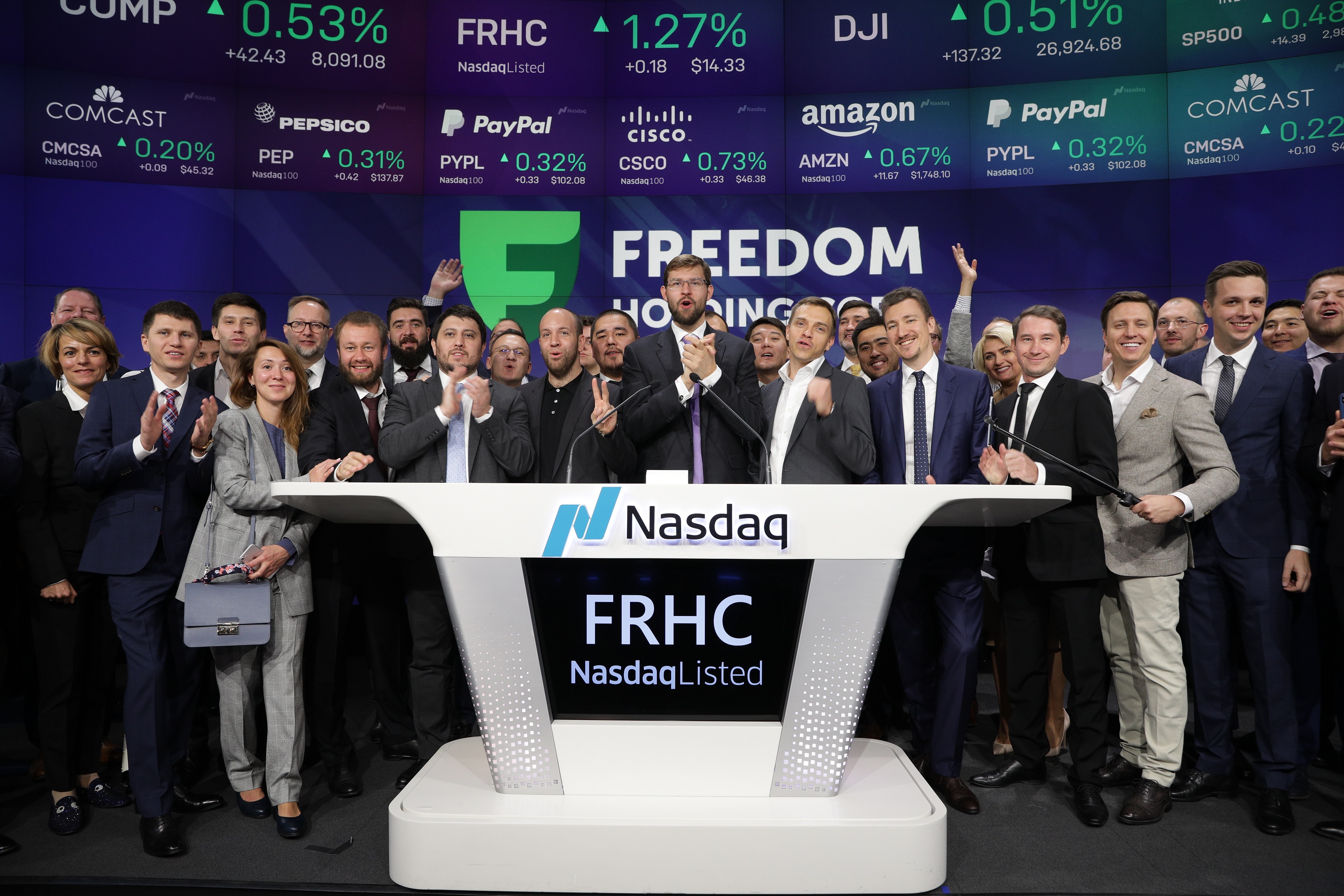cover Freedom Holding Corp. celebrates five years on Nasdaq, marking Cyprus&#8217; strategic role