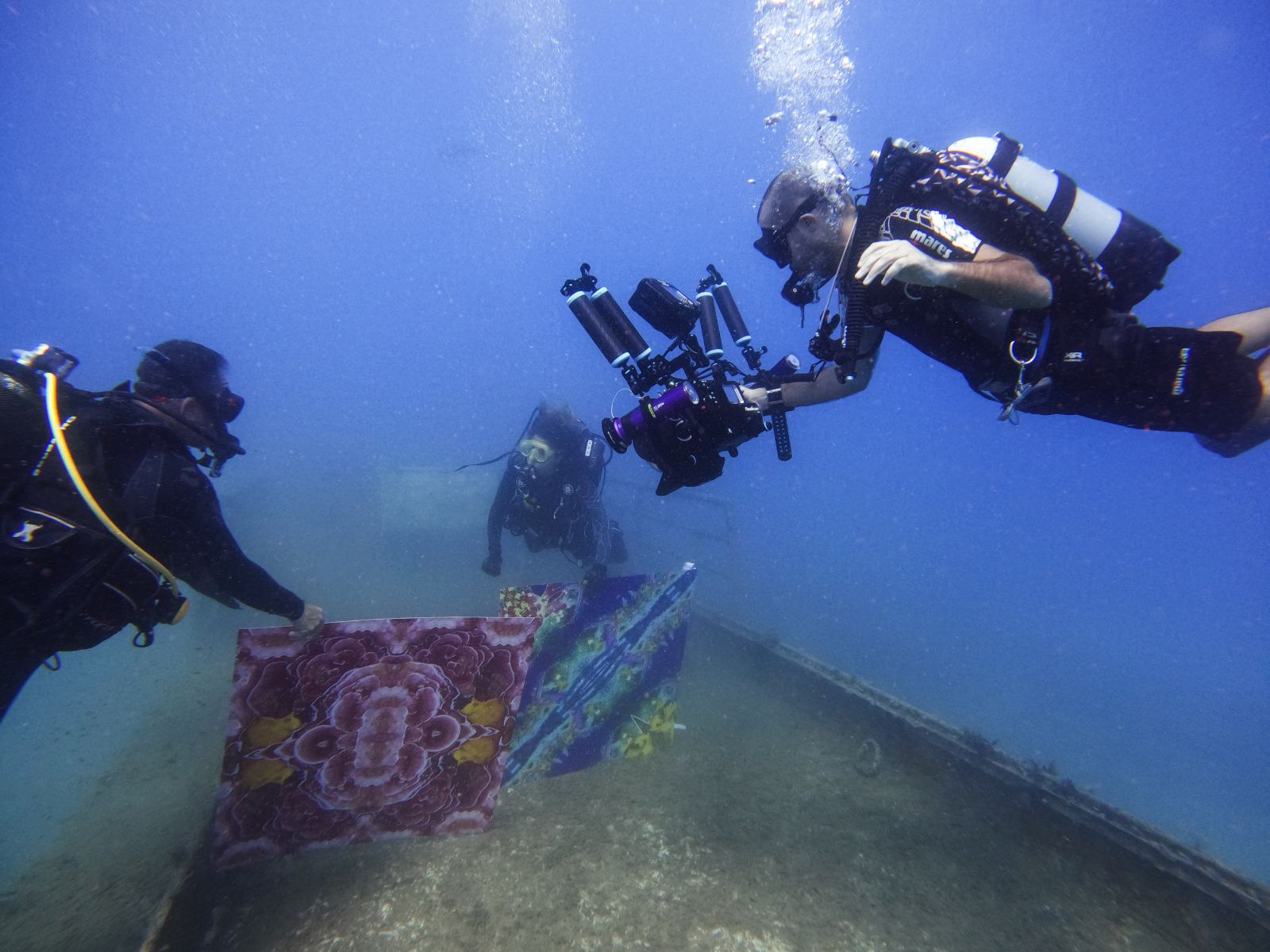image Larnaca exhibition takes place underwater