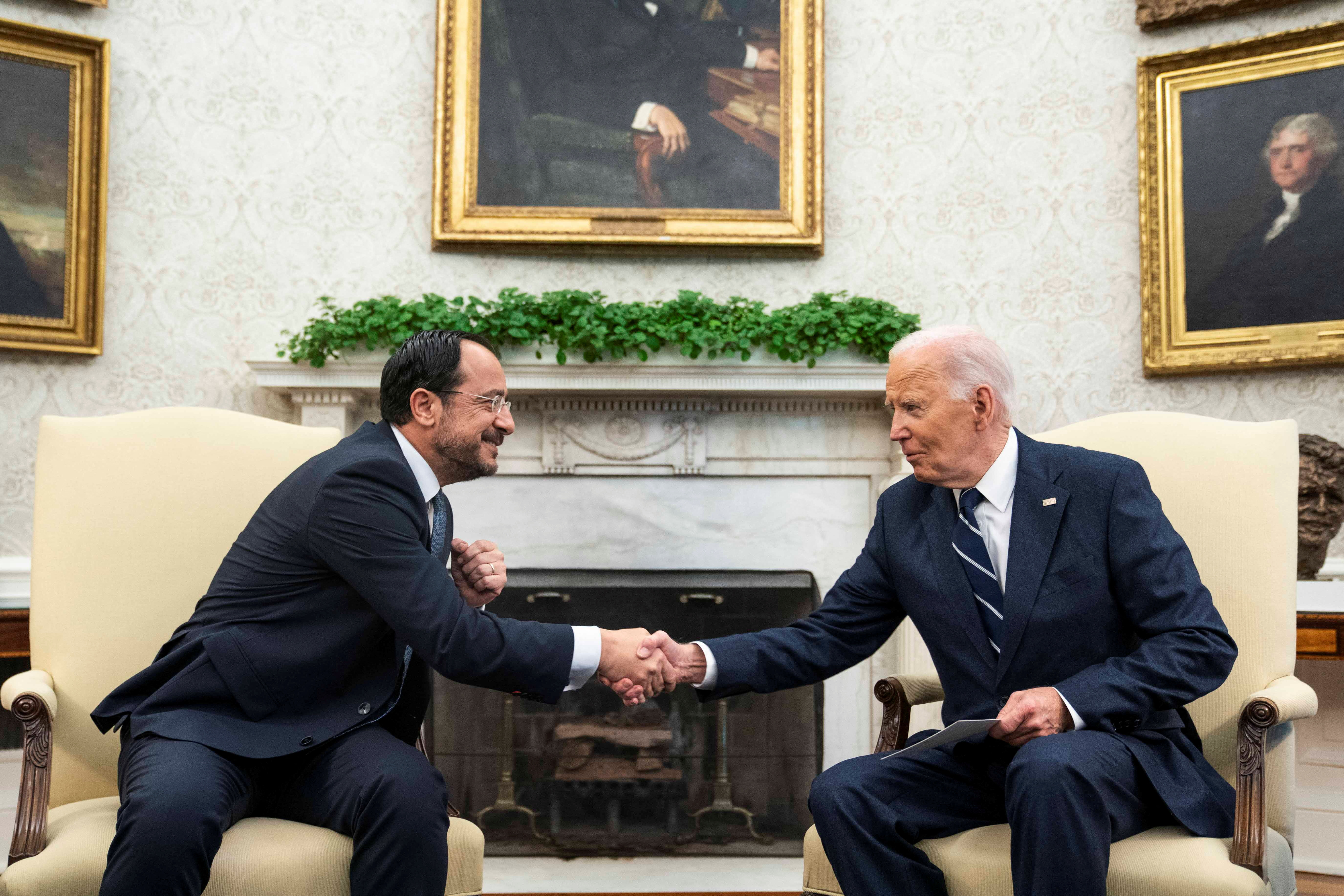 image Biden: I remain optimistic about the possibility of Cyprus solution