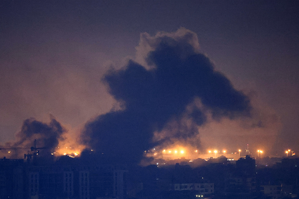 image Israeli strike hits north Lebanon as raids pummel Beirut suburbs