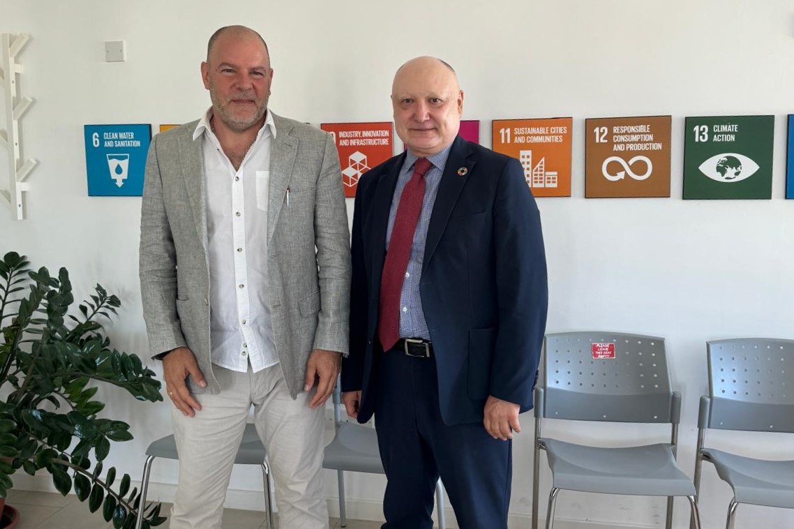 image UNDP’s Khaydarov welcomes new CMP member to Cyprus