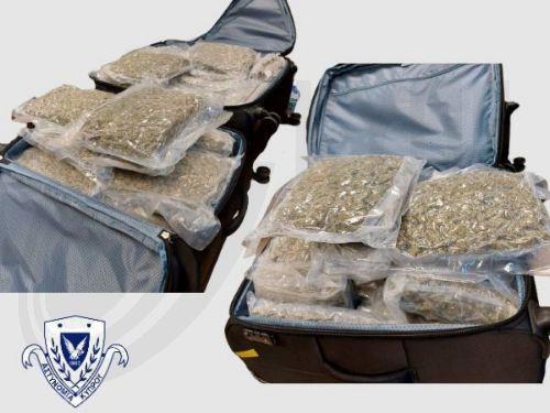 image Two arrested for 35kg of cannabis