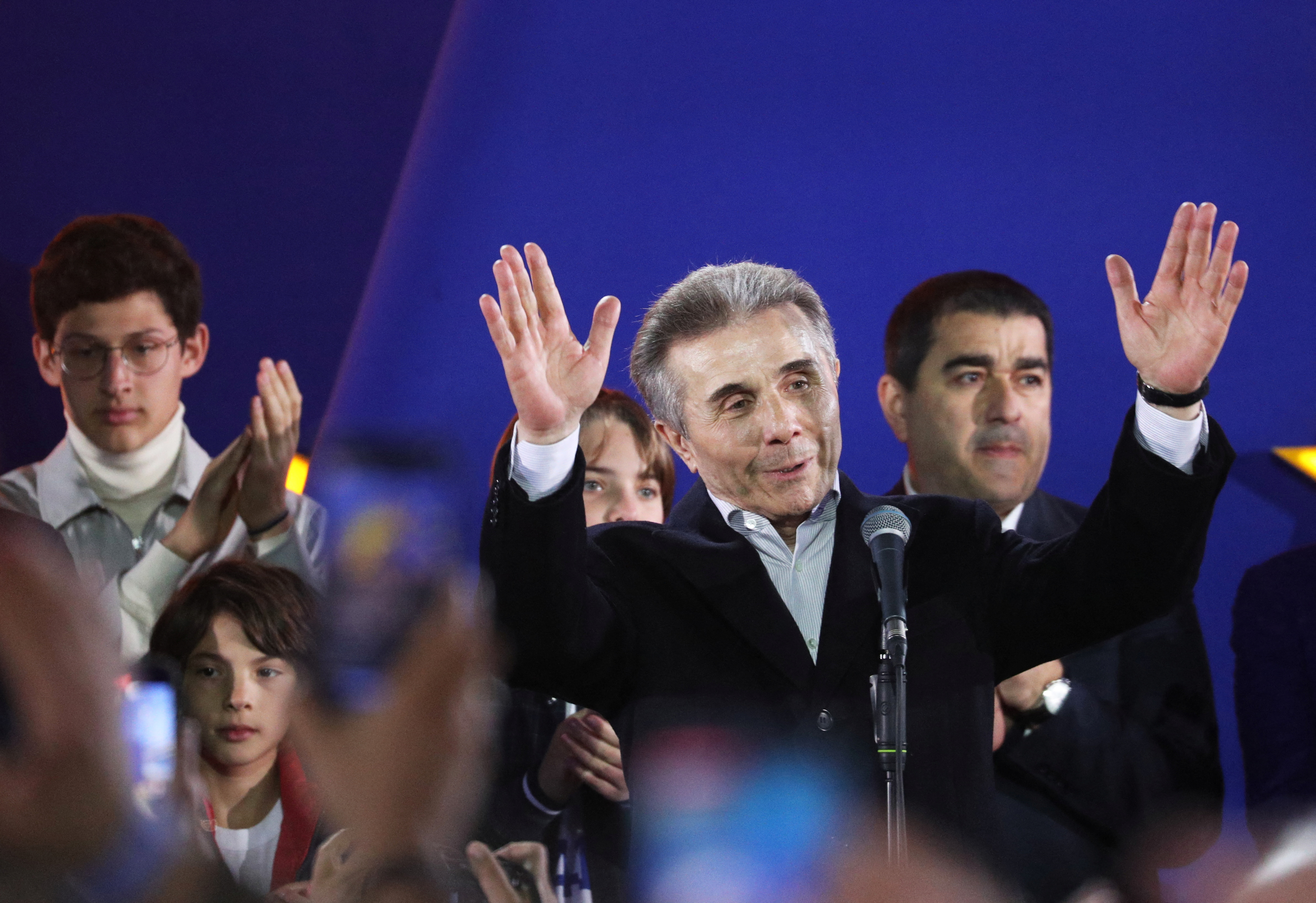 cover Georgia&#8217;s ruling party wins disputed election as monitors report violations