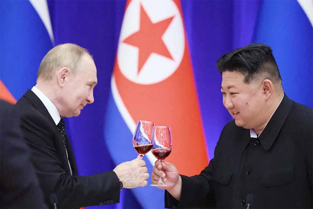 image Putin says it is our affair if Russia uses North Korean troops
