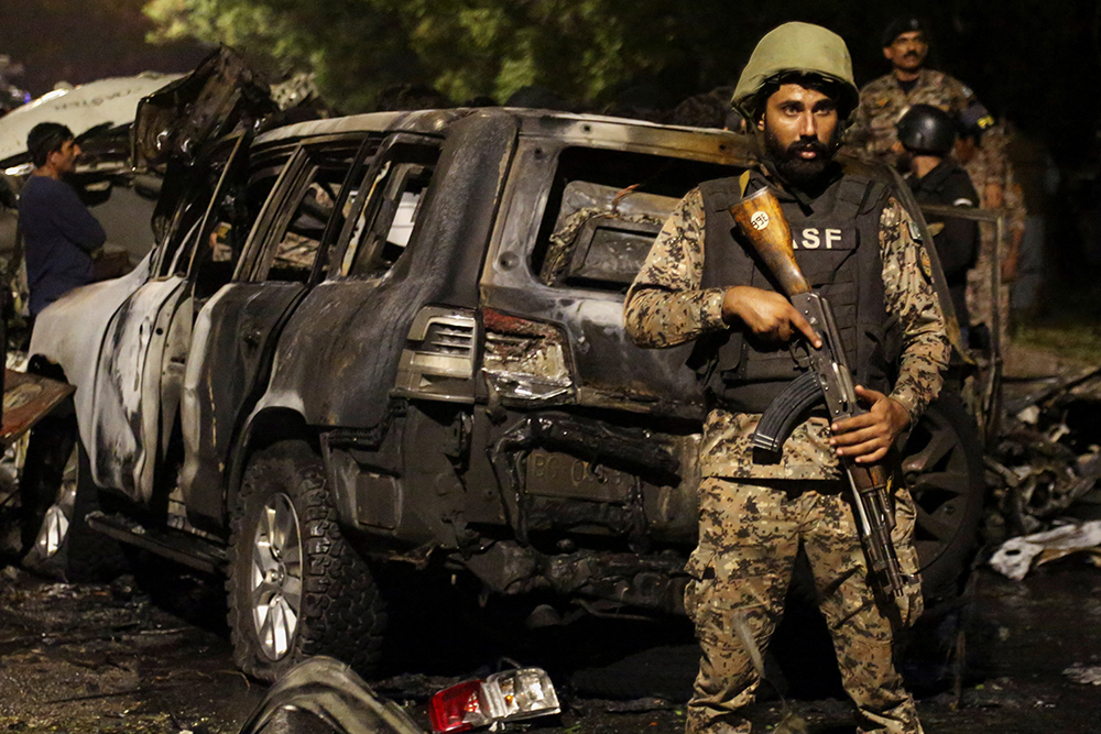 image &#8216;Terrorist attack&#8217; near Karachi airport kills two Chinese nationals, embassy says
