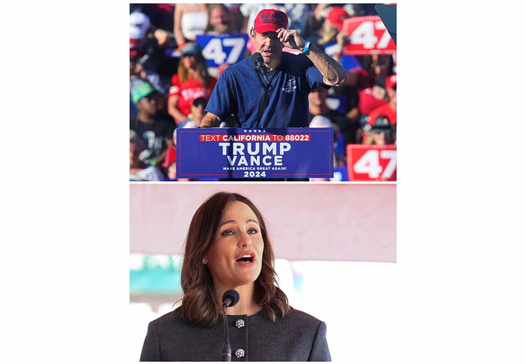 image Hollywood stars hit the road to push vote for Harris