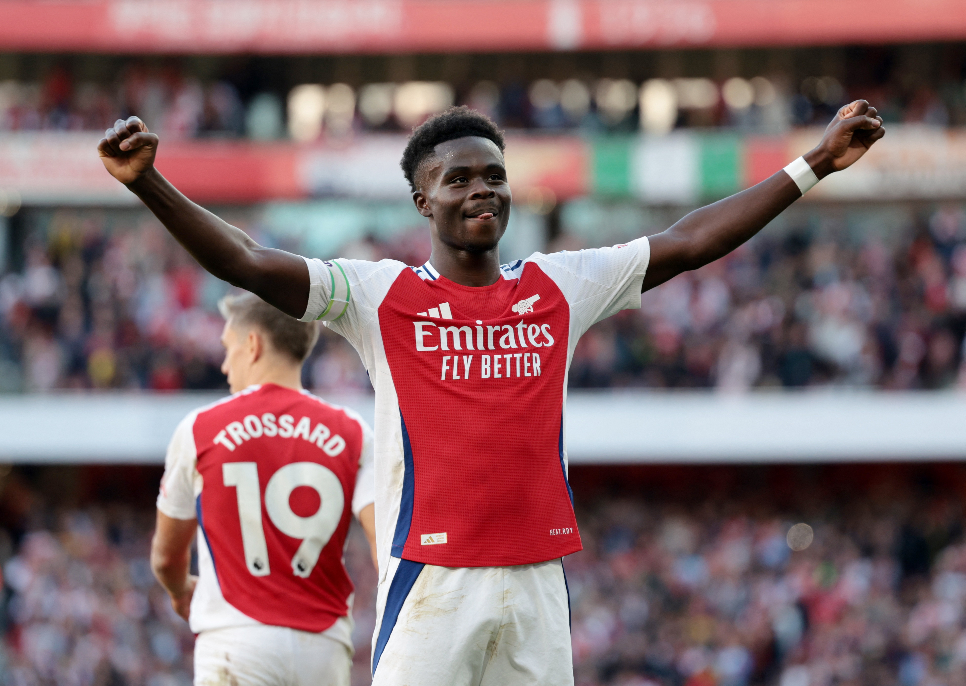image Saka steers Arsenal to comeback win over Southampton, Man City beat Fulham