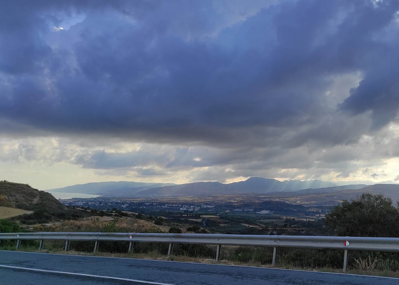 image Orange weather warning, roads closed, danger on Limassol-Paphos highway