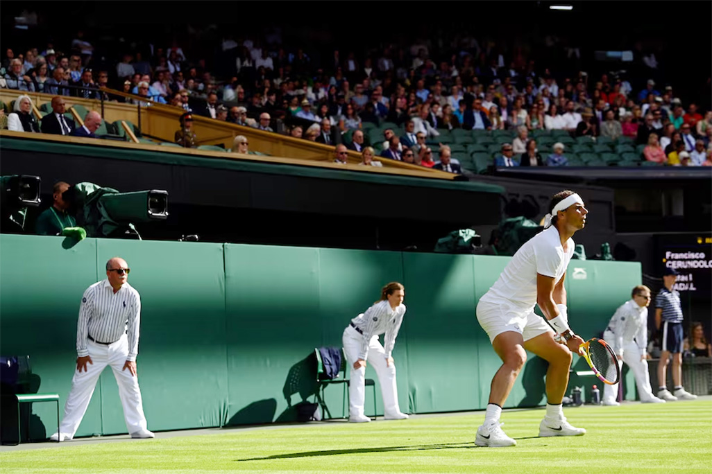 image Out! Wimbledon calls time on line judges in favour of electronic system