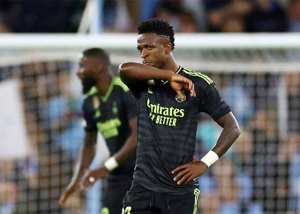 image Four detained in Spain over hate campaign against Real Madrid&#8217;s Vinicius