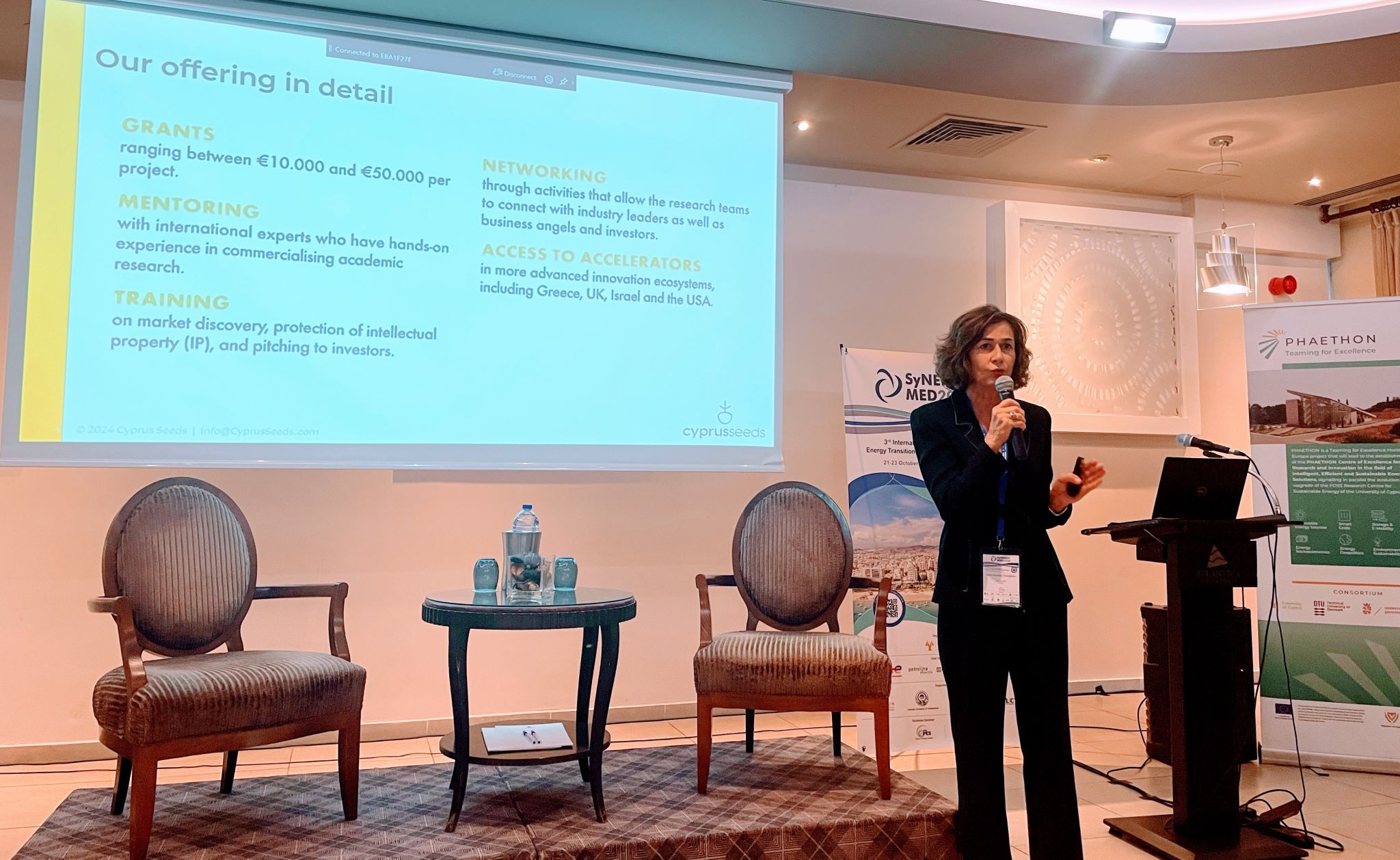 image Cyprus Seeds spearheads session on commercialising research