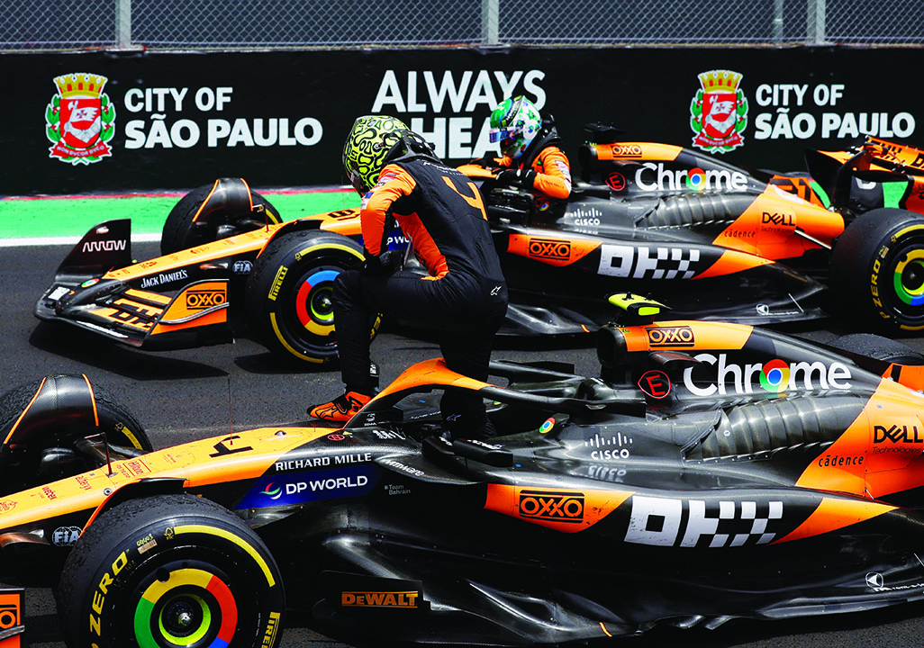 image Norris wins Sao Paulo sprint to cut Verstappen&#8217;s F1 lead