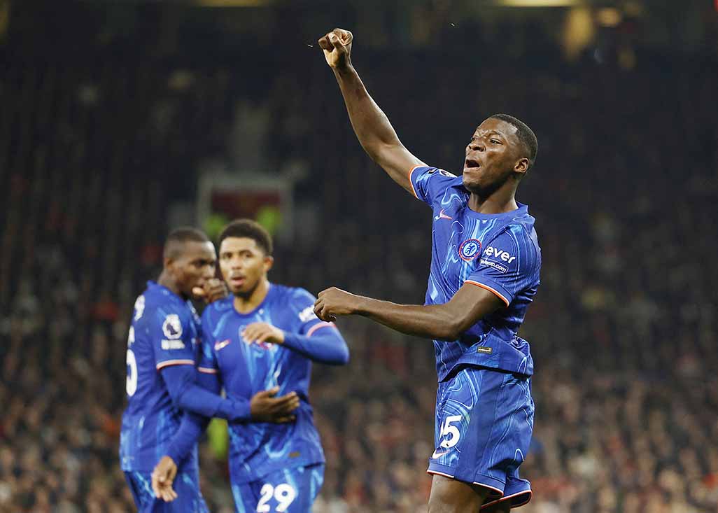 image Caicedo strike ruins Man United&#8217;s celebrations in 1-1 draw with Chelsea