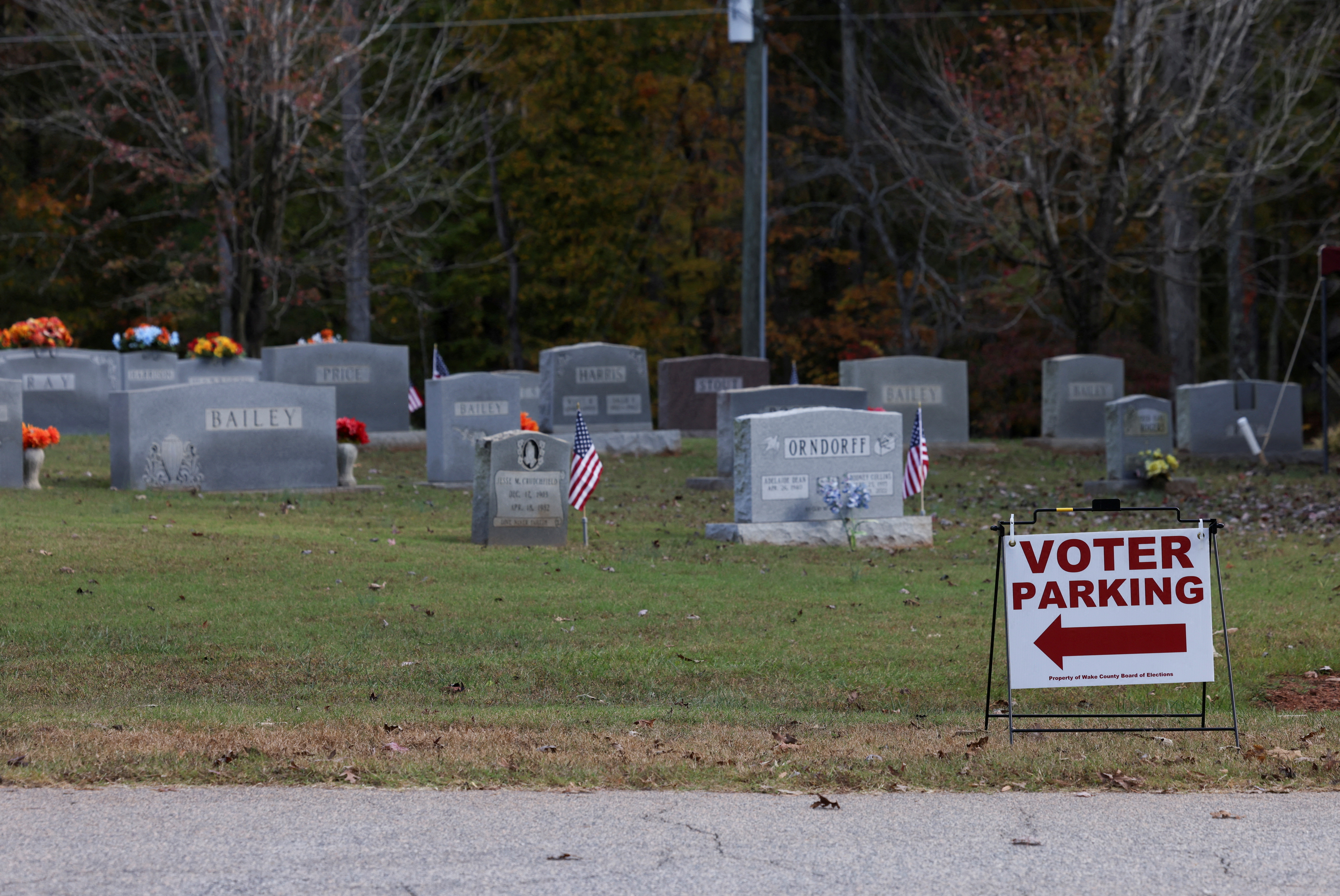 image Hoax bomb threats linked to Russia target polling places in multiple states, FBI says