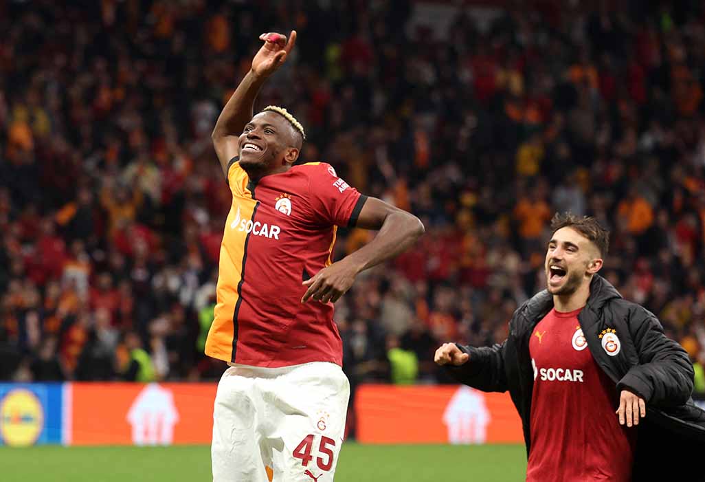 image Osimhen double downs Spurs, Bilbao and Eintracht win