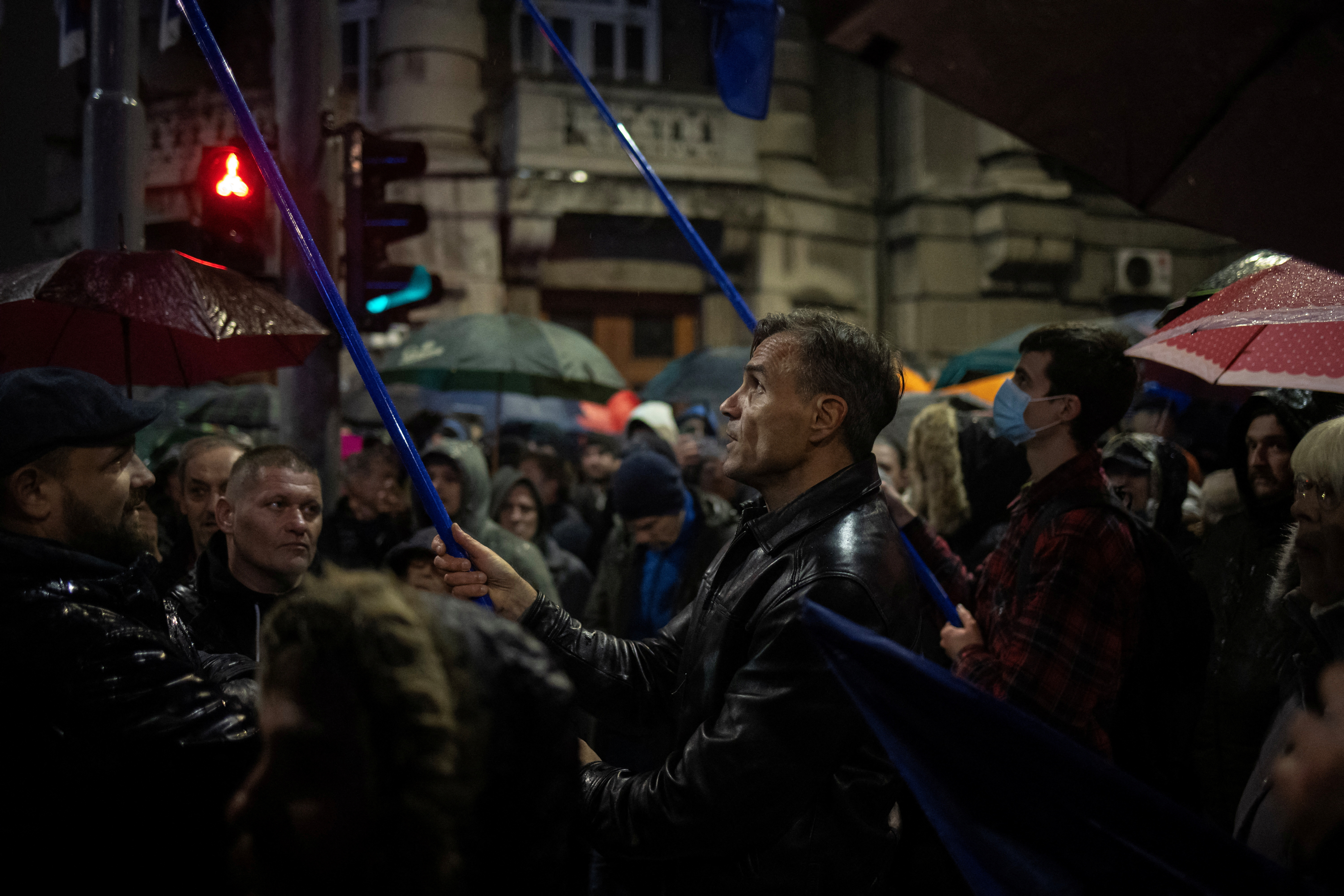 image Serbian opposition demands arrests, resignations over train station disaster