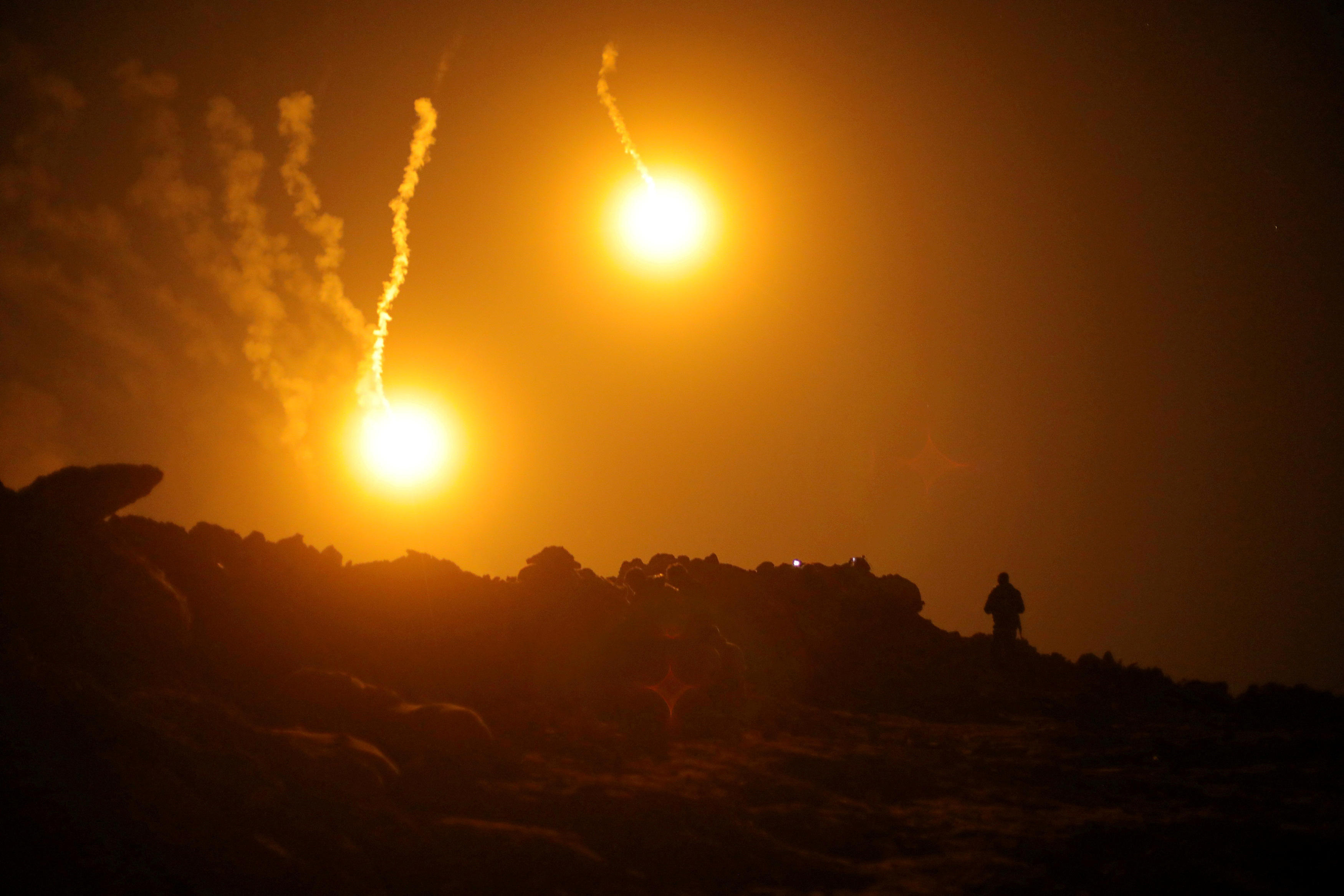 image Syrian and Russian jets bomb rebel-held northwest Syria