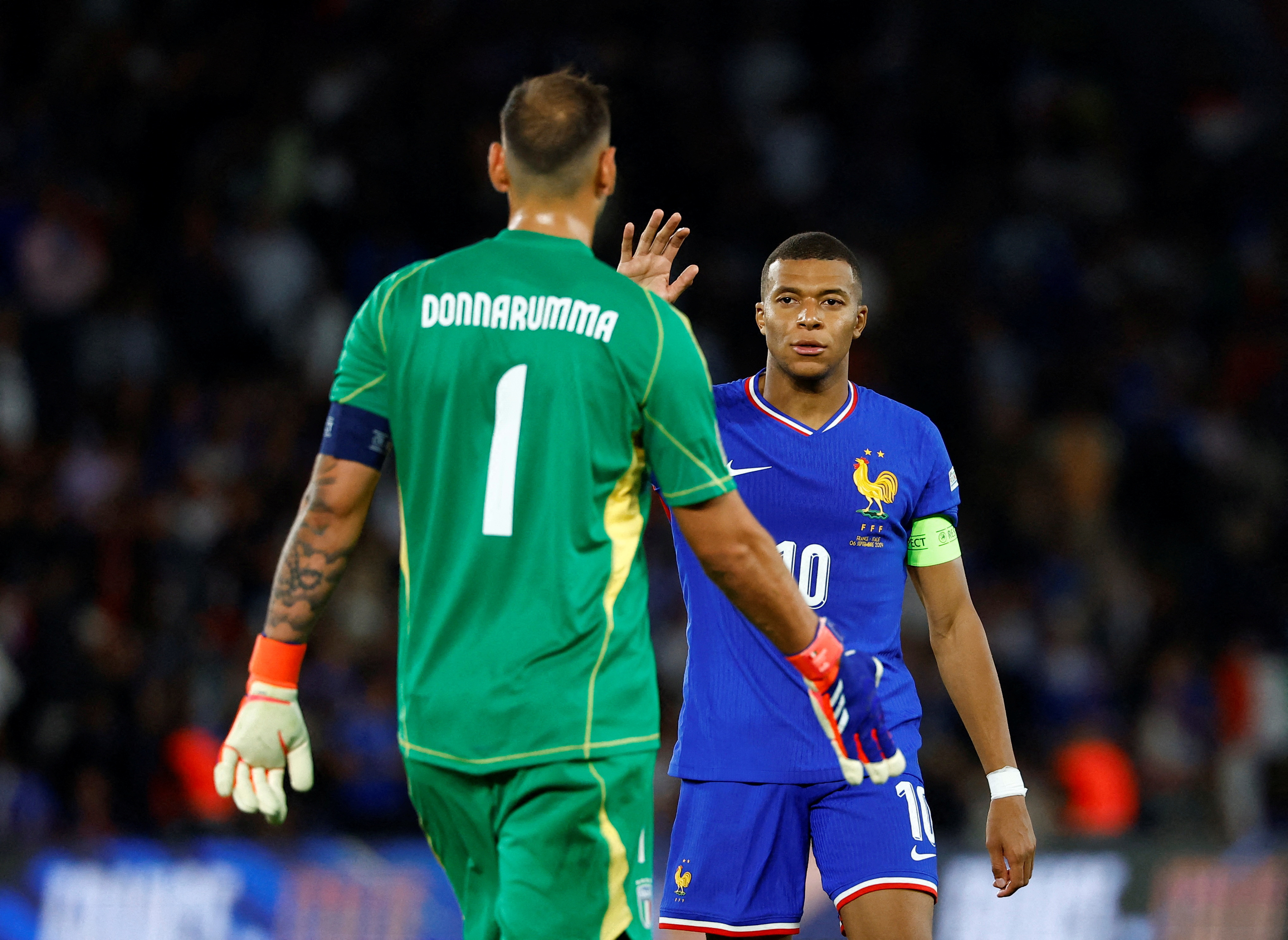 image Italy&#8217;s Donnarumma surprised by Mbappe absence but wary of France replacements