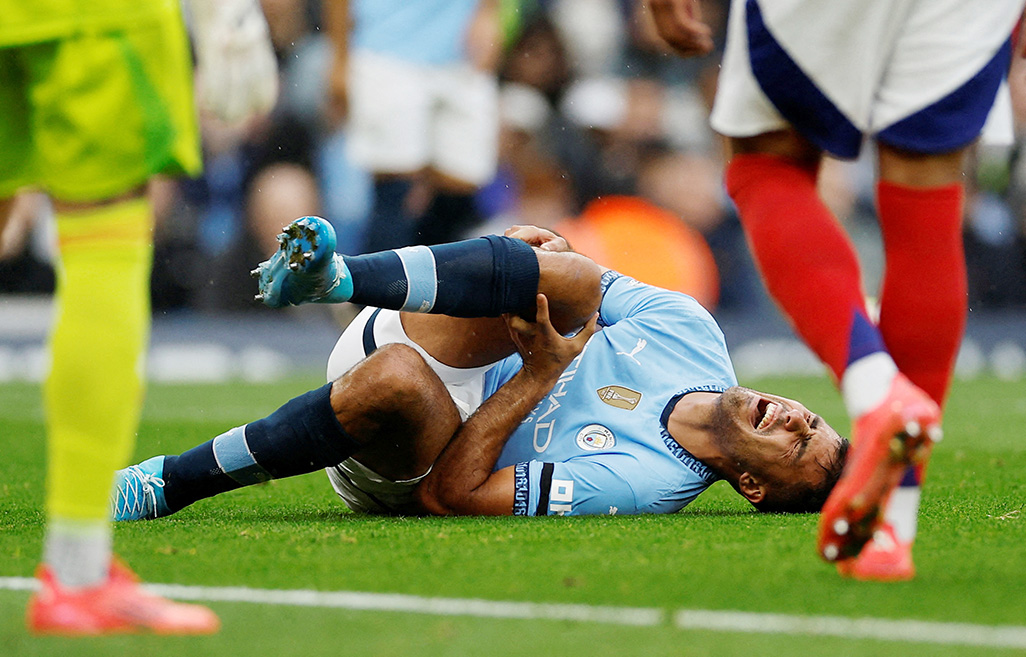 image City&#8217;s Rodri sets early return target after knee surgery