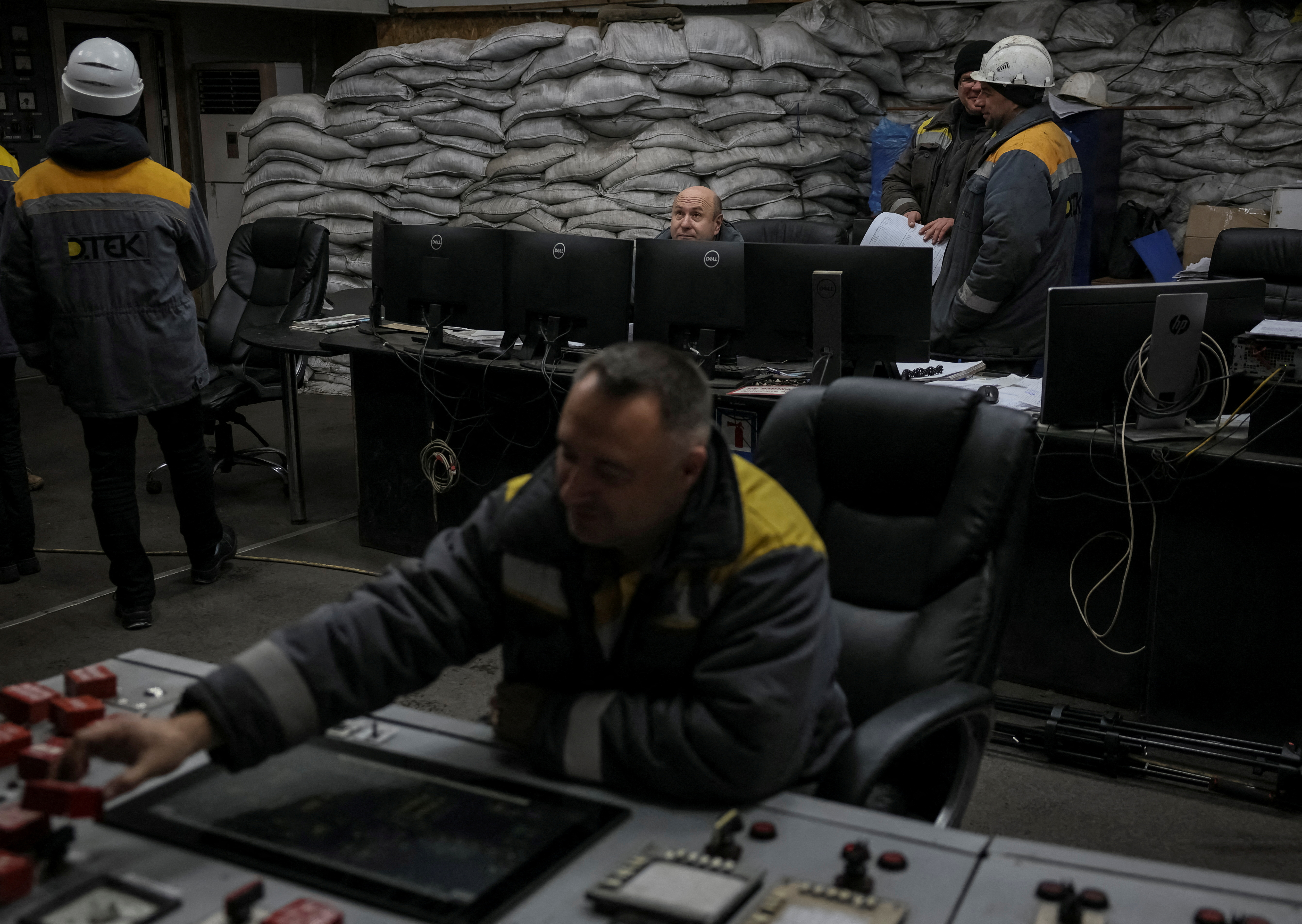 image Ukraine&#8217;s energy workers battle to keep the lights on