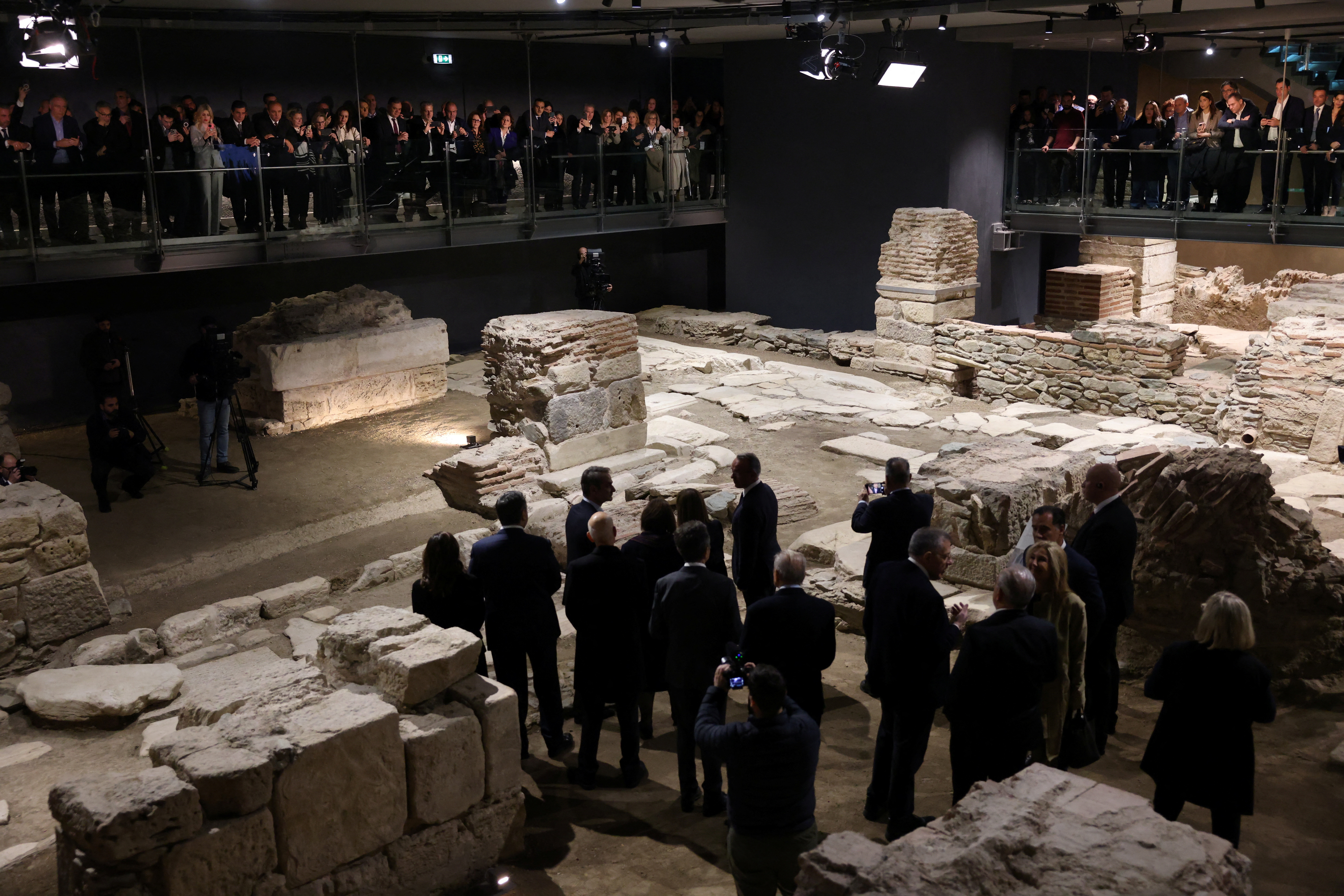 image New Greek metro is archaeological window on the past