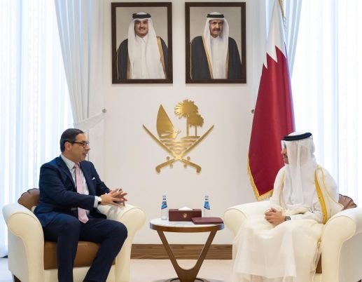 image Kombos pledges deeper relations with Qatar after meeting PM