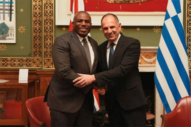 image Gerapetritis and Lammy discuss Cyprus and bilateral ties
