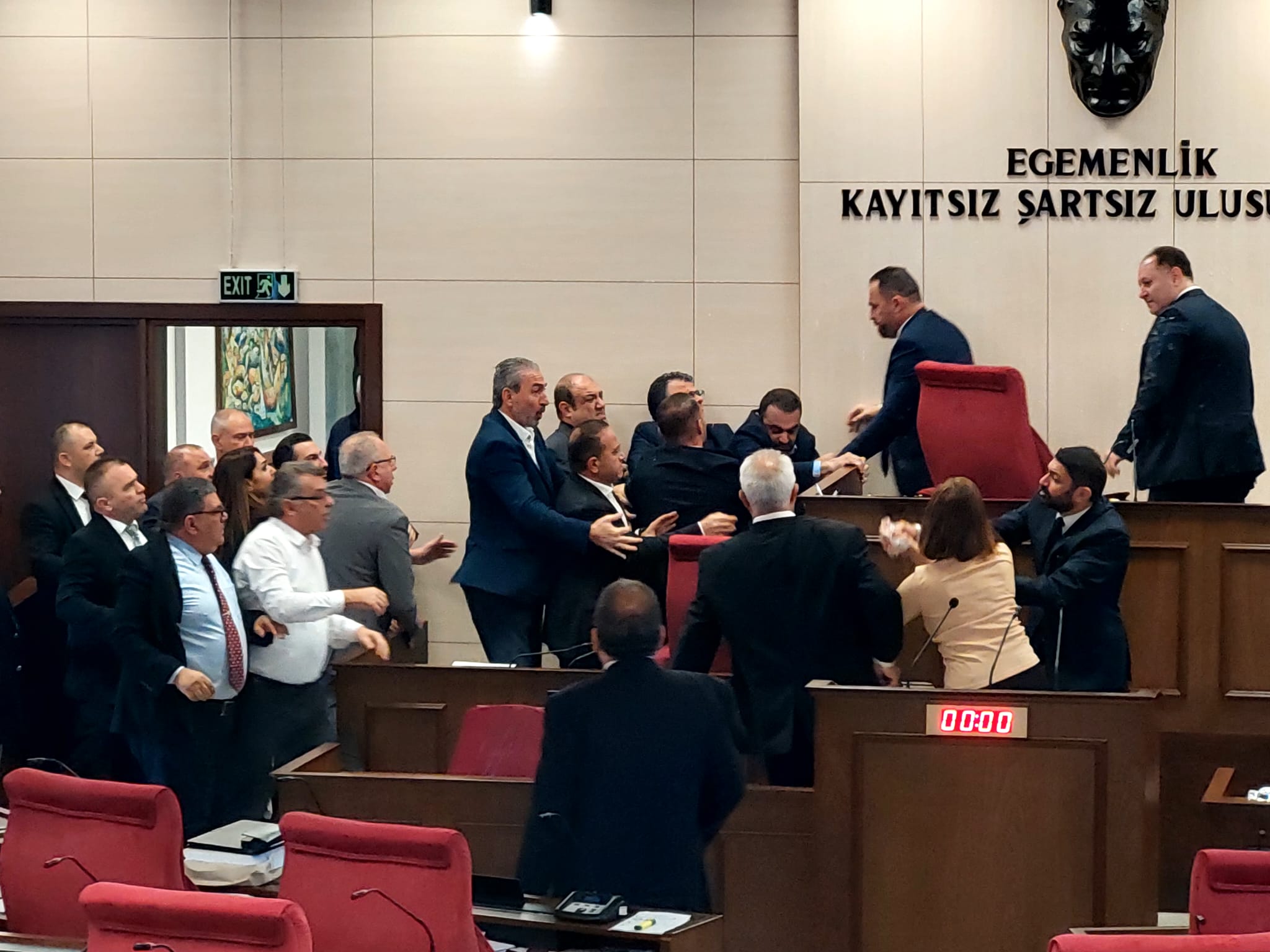 image Argument over north ‘speaker’ gets physical in ‘parliament’