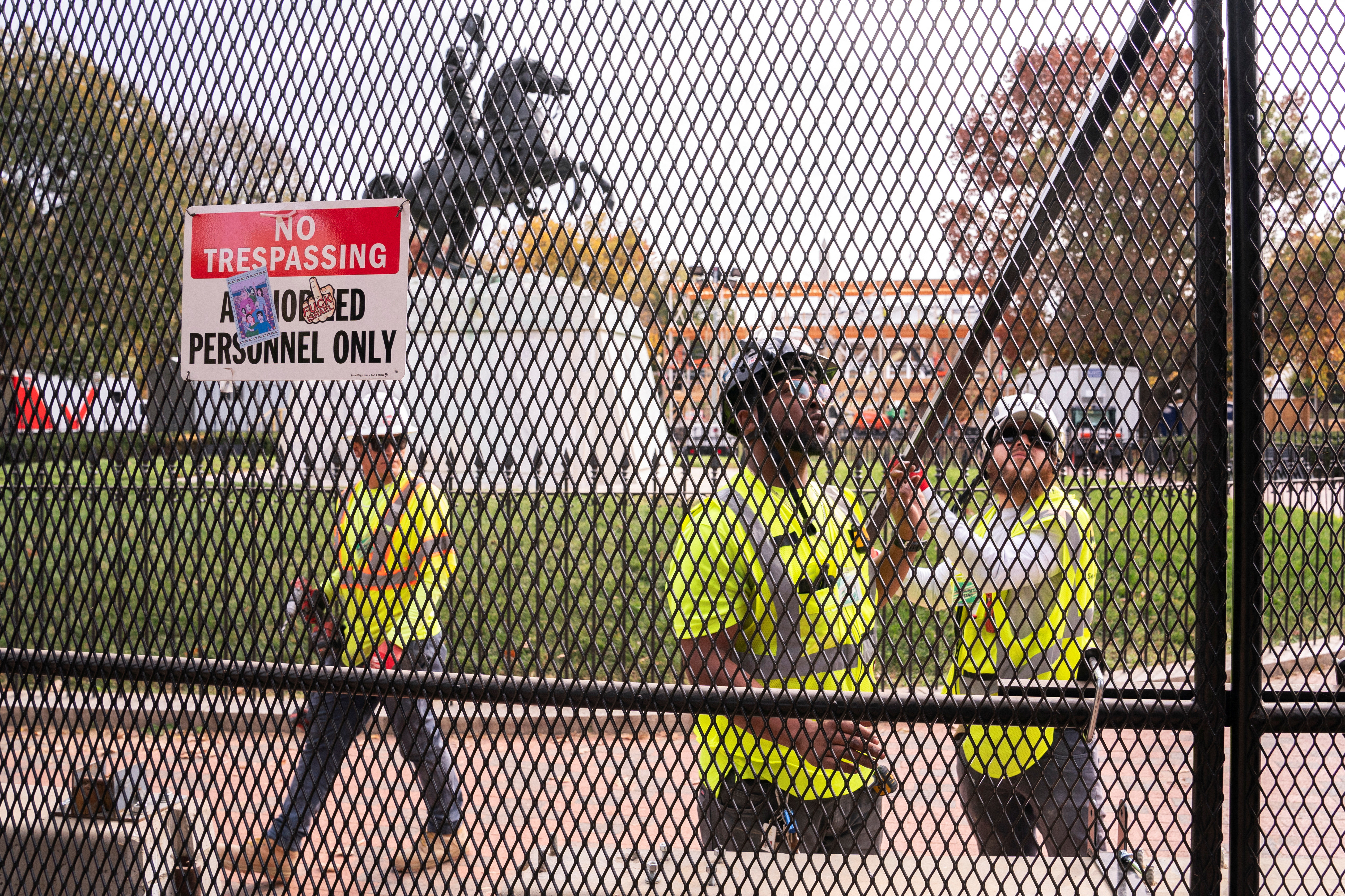 image US states worried about election unrest take security precautions