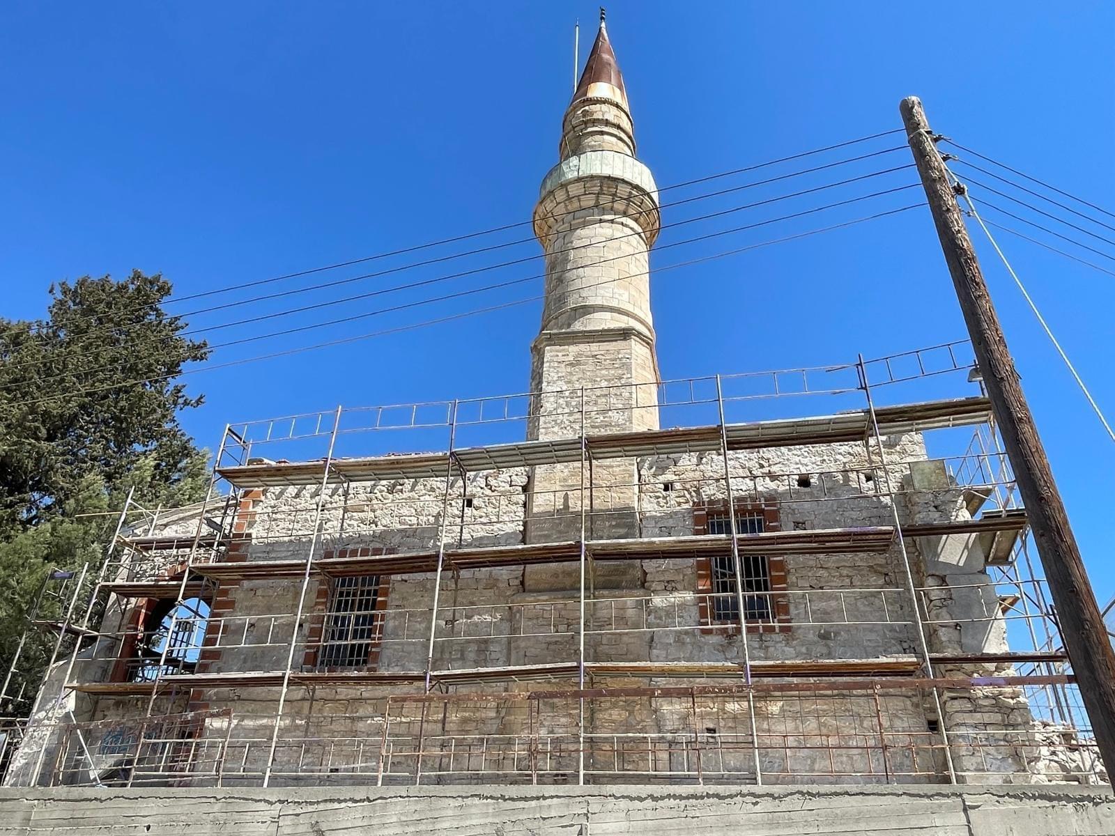 image Restoration work begins at Avdimou mosque