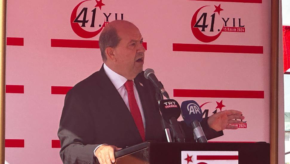 image Turkish Cypriots’ sovereignty ‘not up for negotiation’, Tatar says
