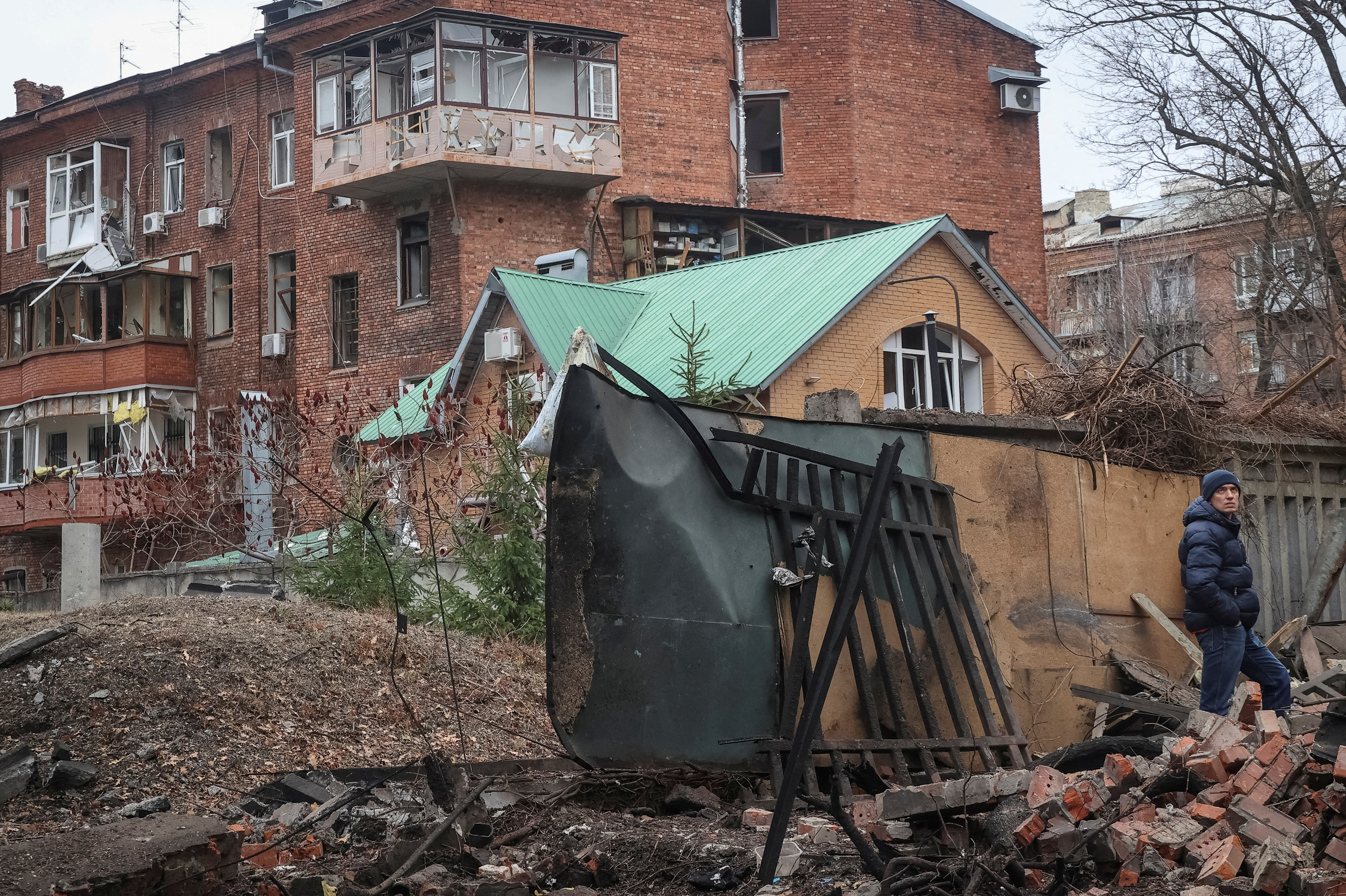 image Russian drones, missiles attack Ukraine&#8217;s east, south and capital