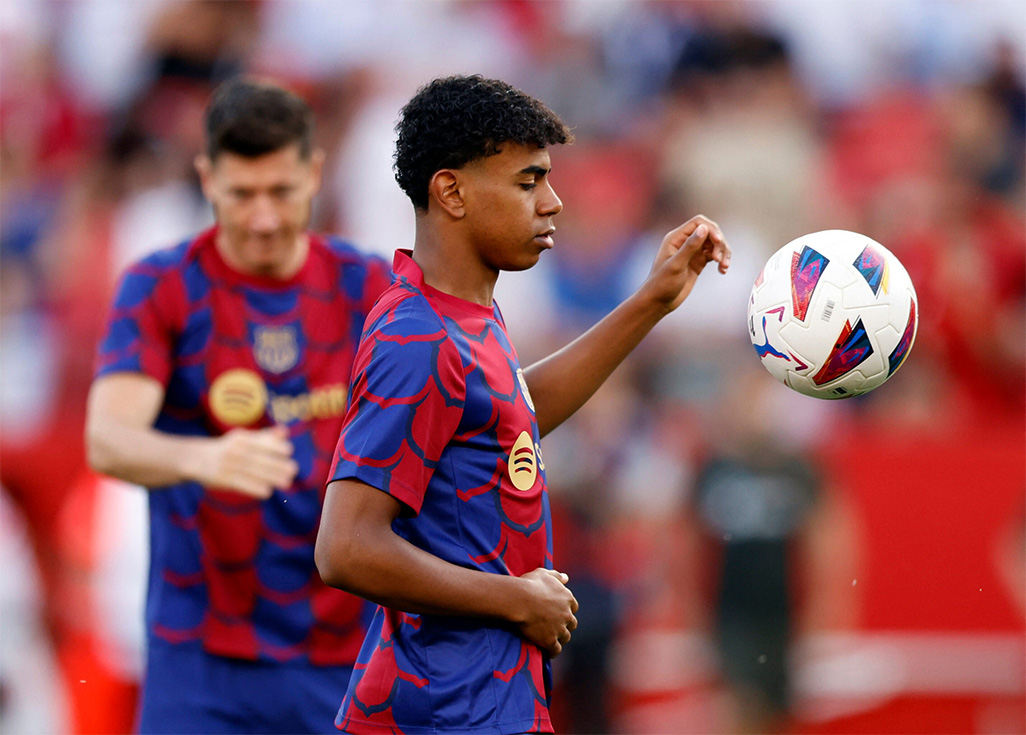 image Spain and Barca&#8217;s Yamal wins 2024 Golden Boy award