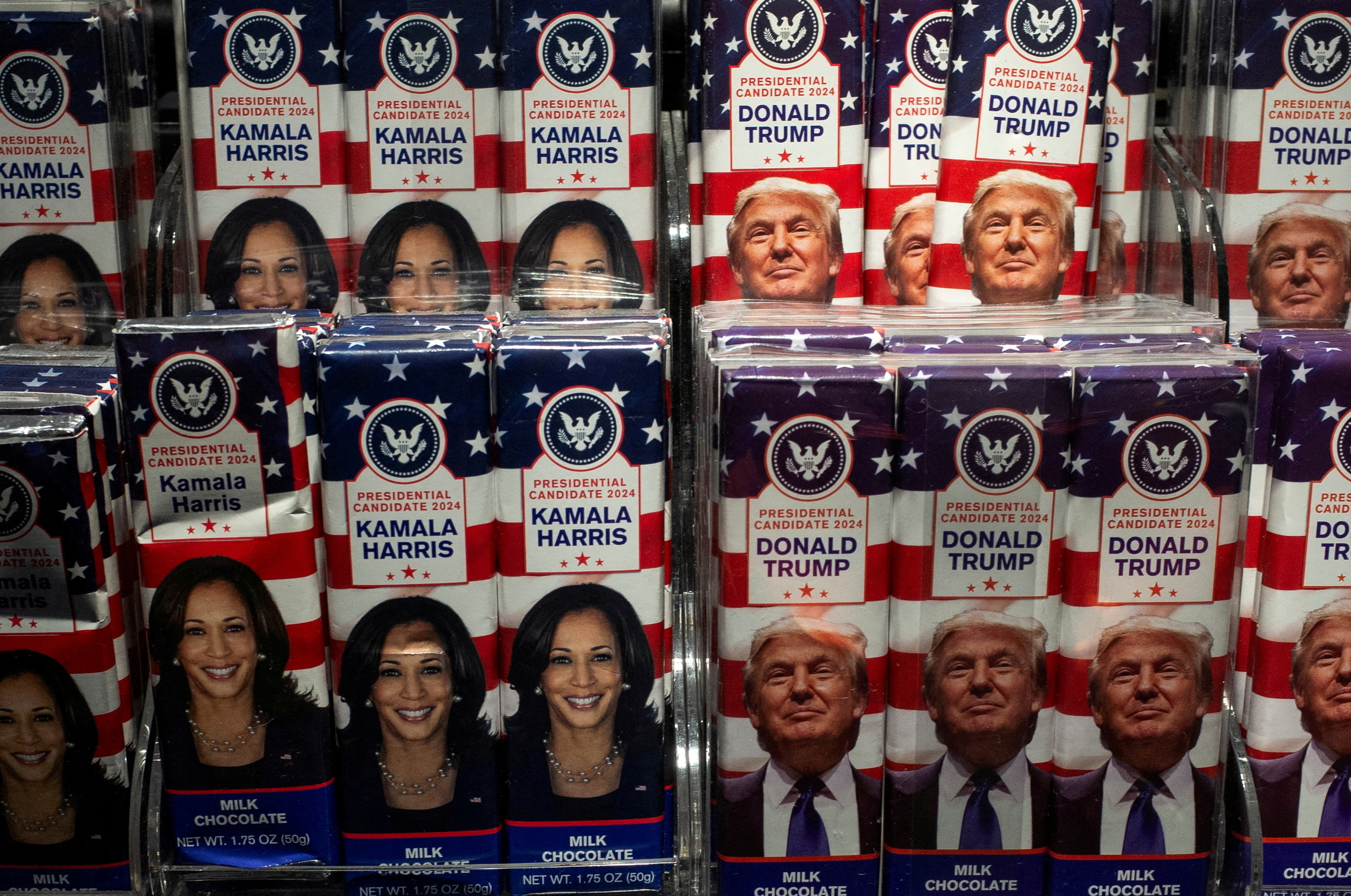 image Trump and Harris campaigns race to get the vote out on eve of US election
