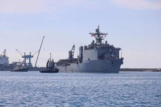 image USS Oak Hill returns to Cyprus