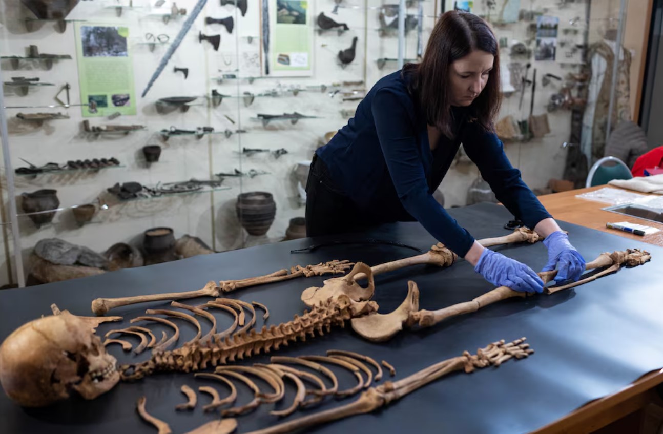 image Scientists rebuild the face of 400-year-old Polish &#8216;vampire&#8217;