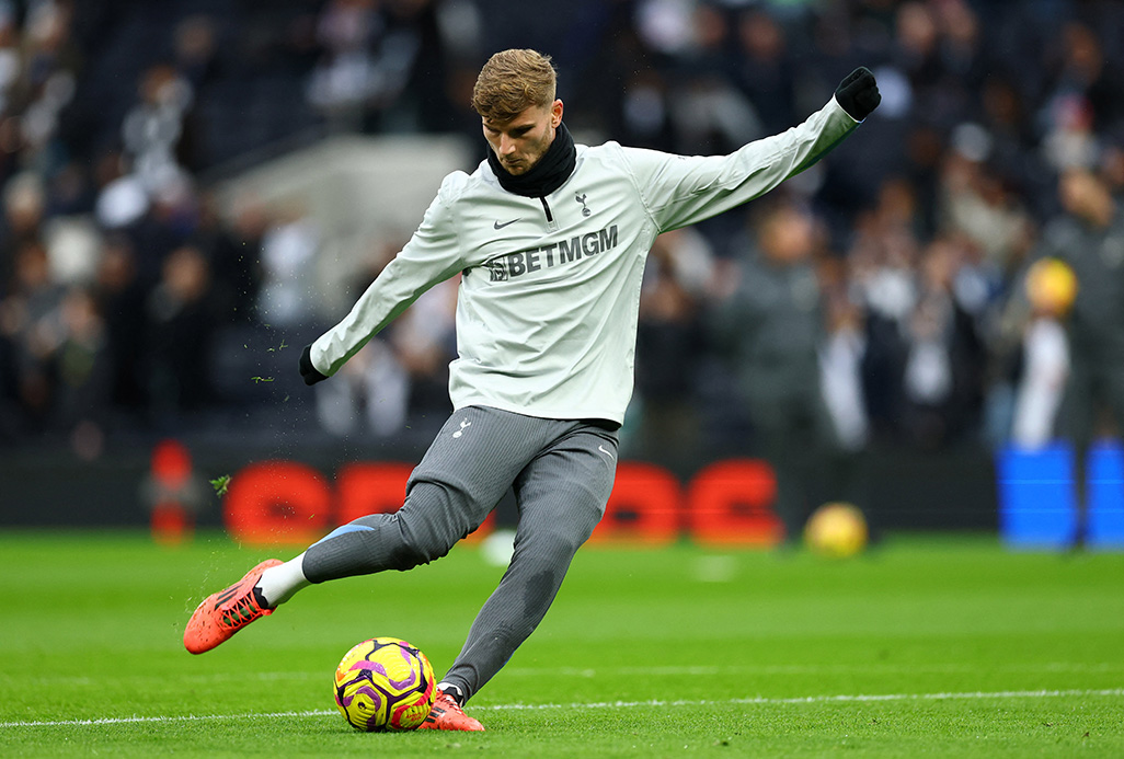 image Spurs boss criticises Werner&#8217;s performance in Rangers draw