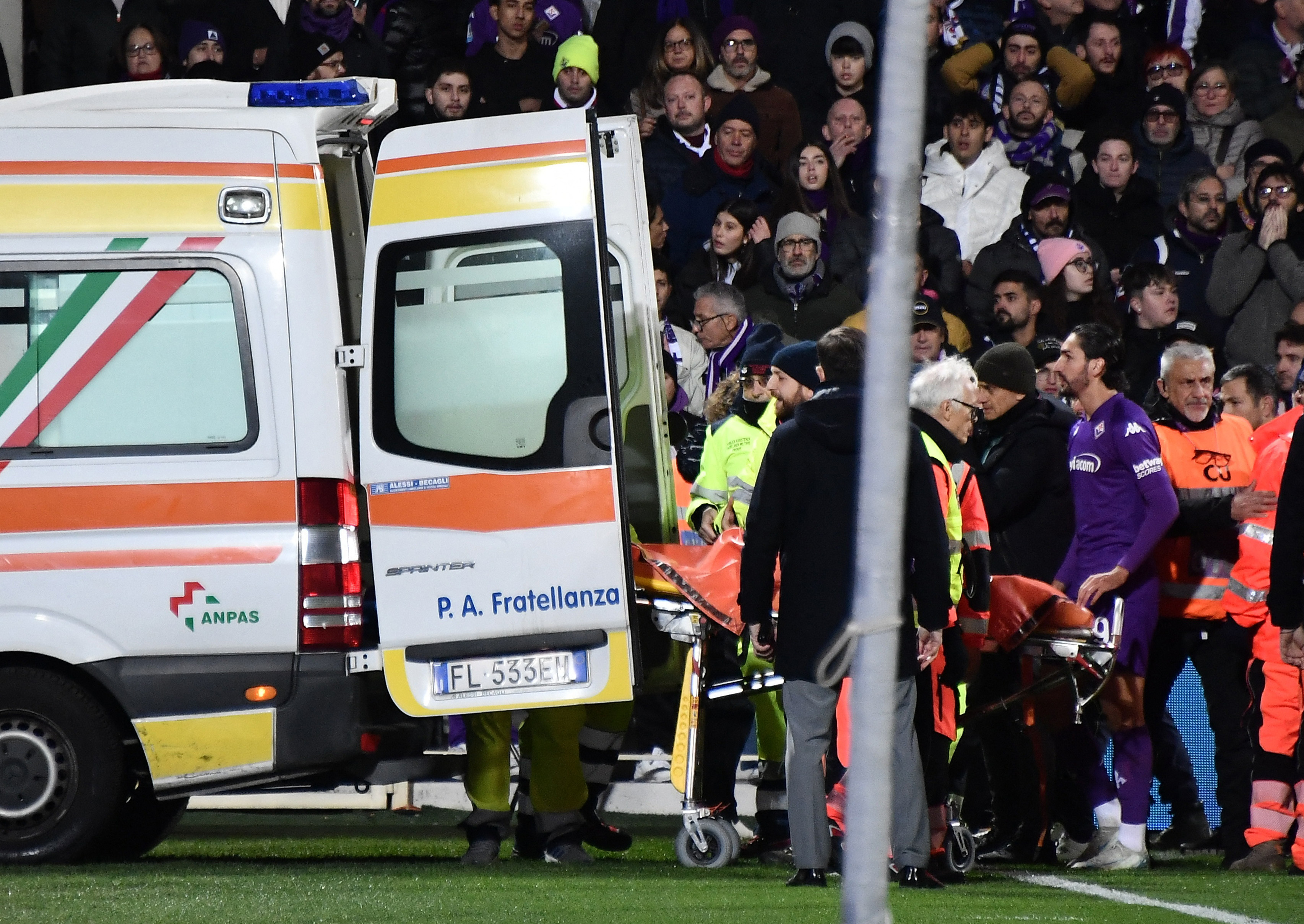 image Fiorentina&#8217;s Bove &#8216;awake and alert&#8217;, to have further tests
